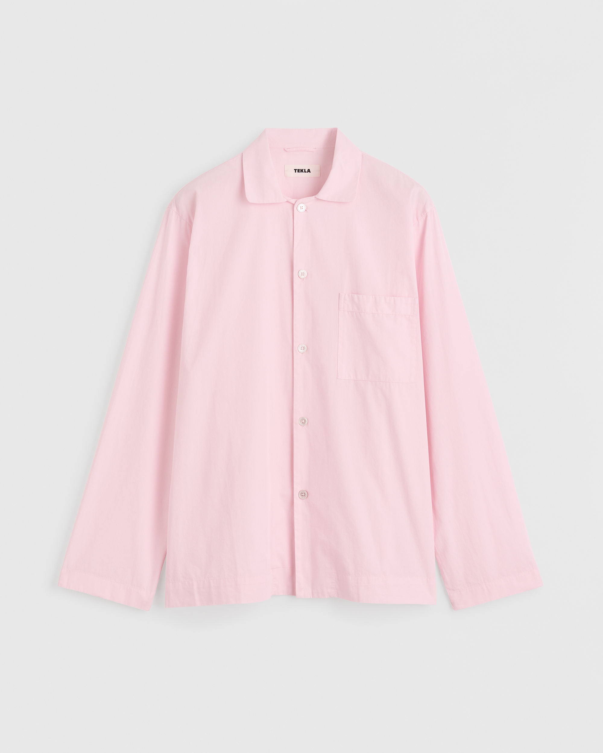 インナー・ルームウェアその他 TEKLA Pink Poplin Shirt Pink Poplin Long-Sleeved Pyjama Shirt by Tekla on Sale