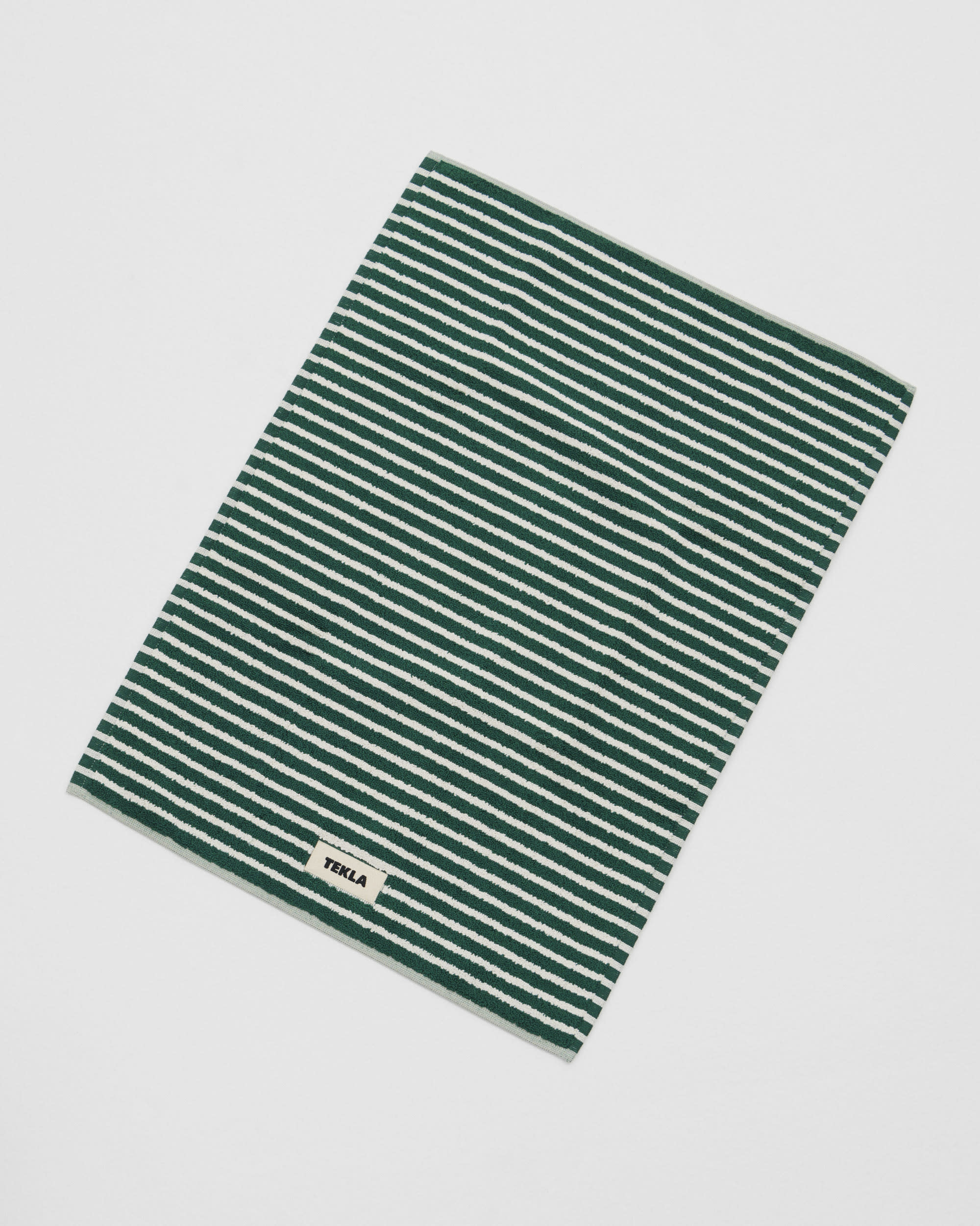 Bath Mat - Striped - Teal Green Stripes