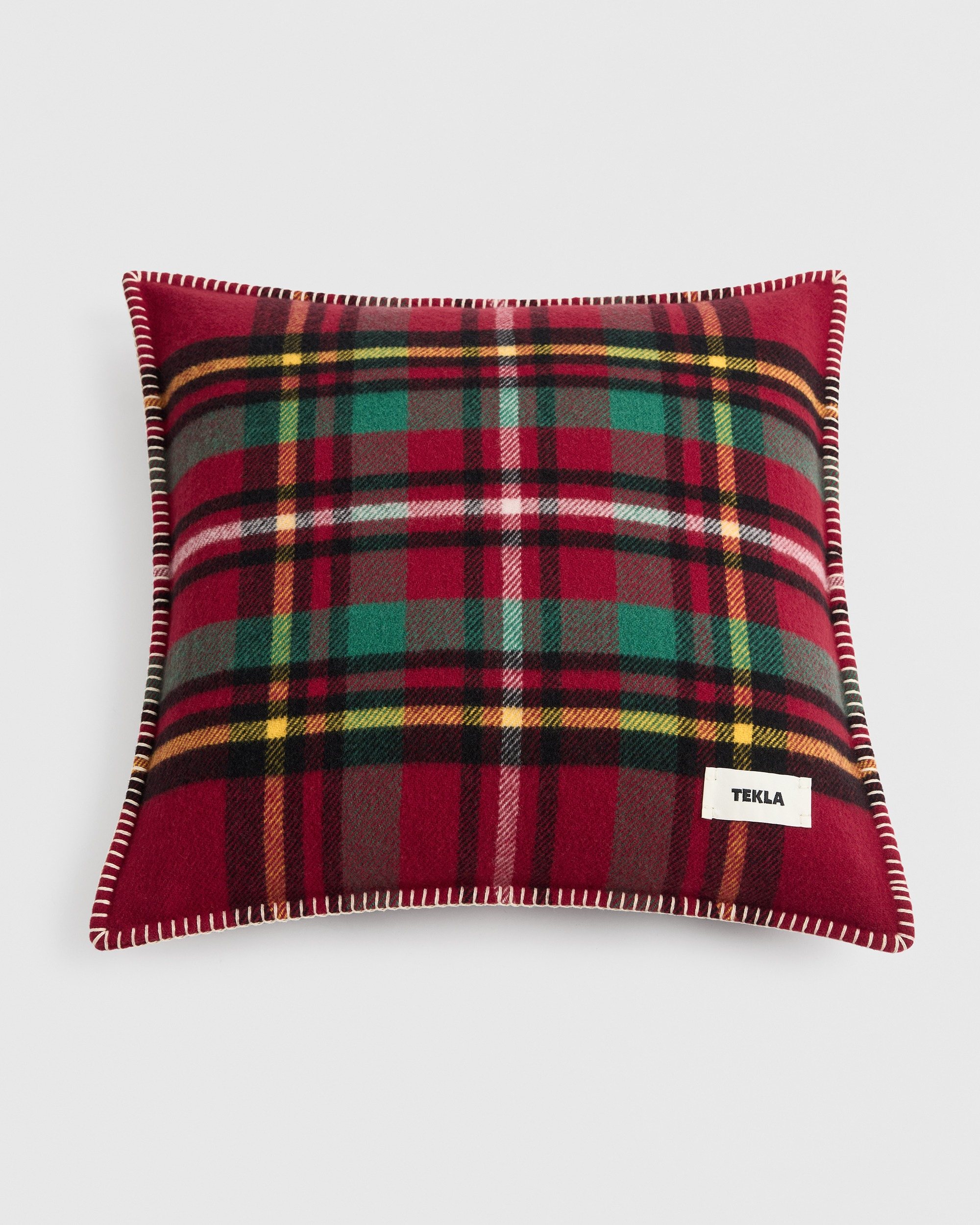 Lambswool cushion - Ash | Tekla Fabrics