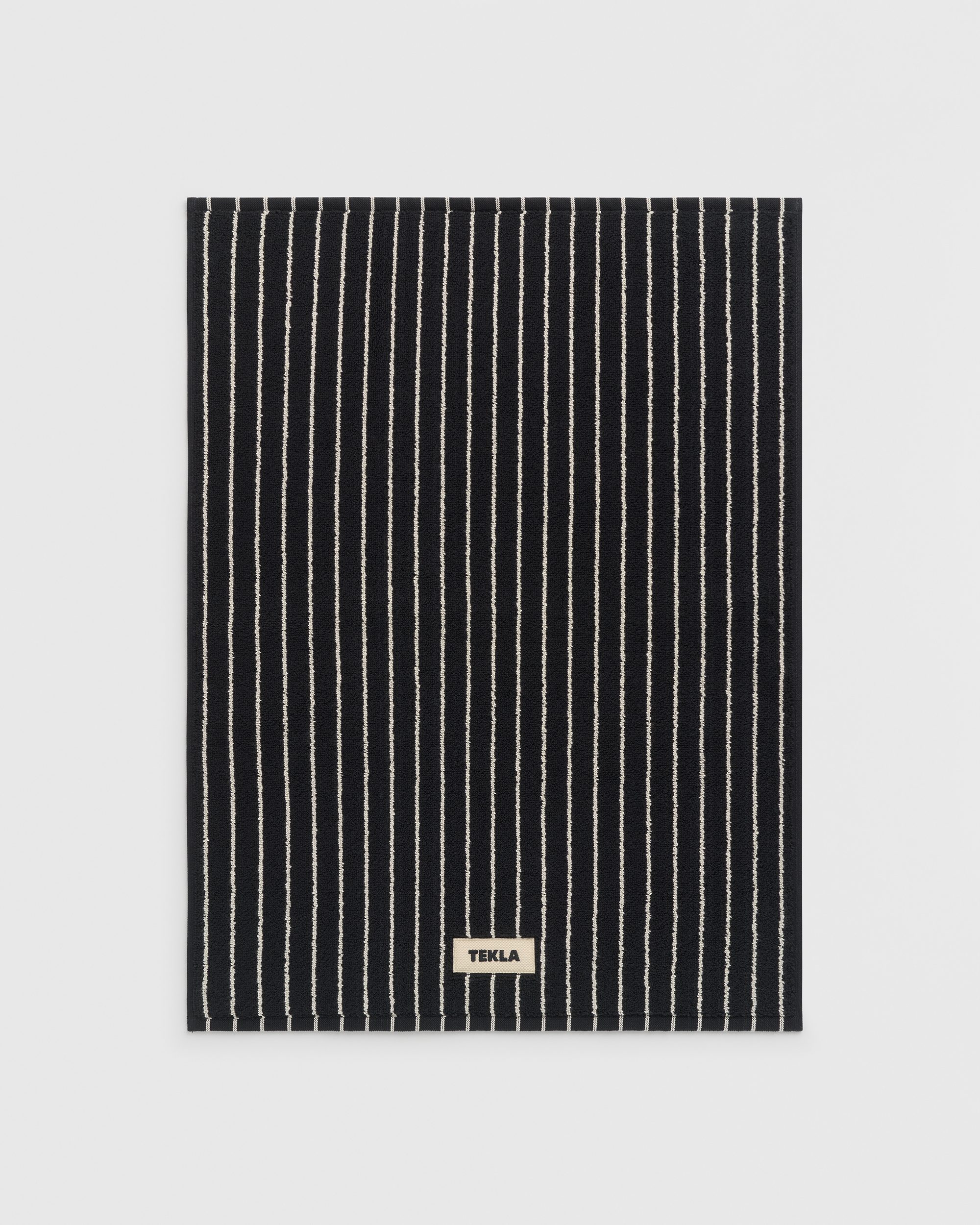 Terry Towel - Black Stripes | Tekla Fabrics