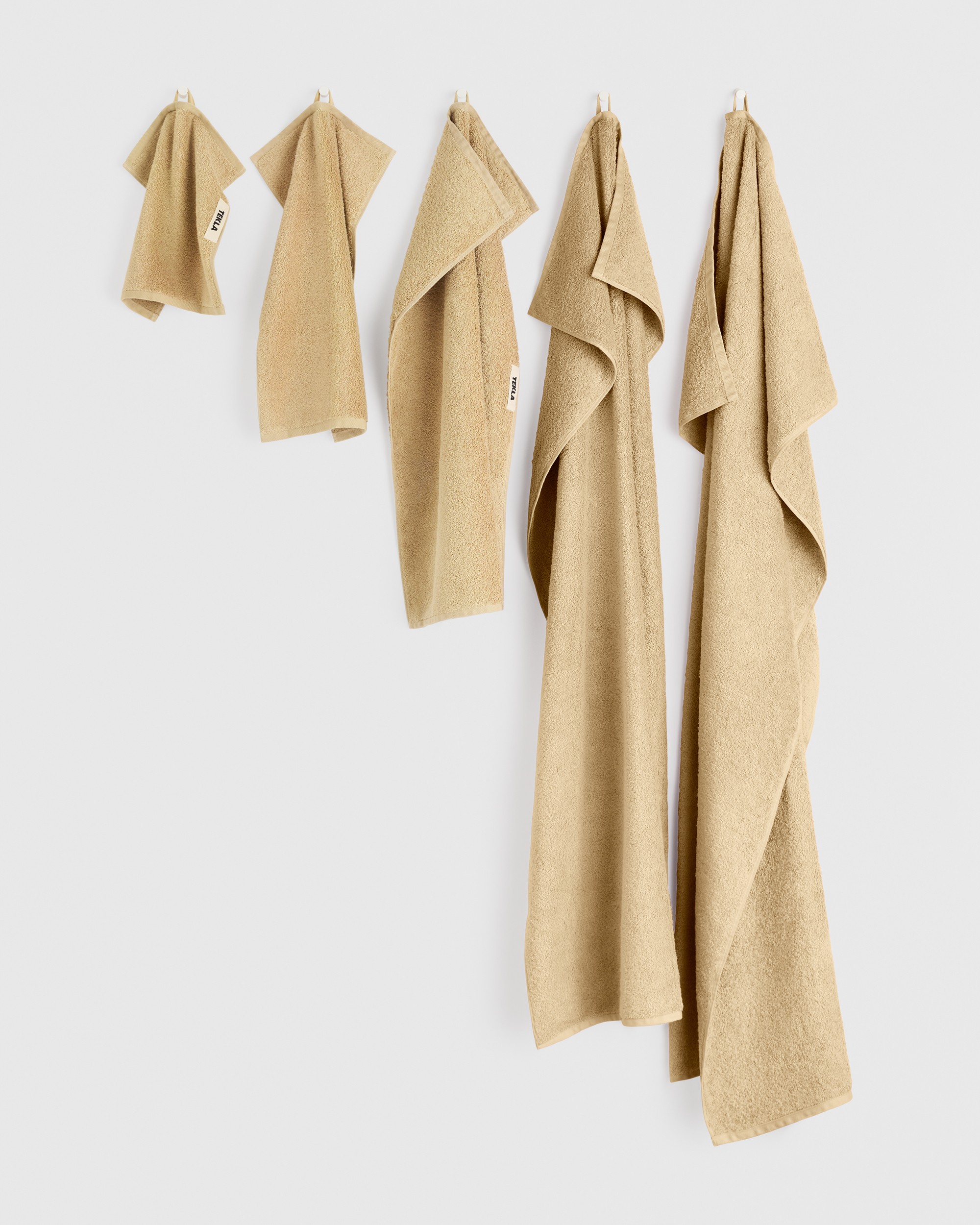 Terry towel – solid – Sienna | Tekla Fabrics