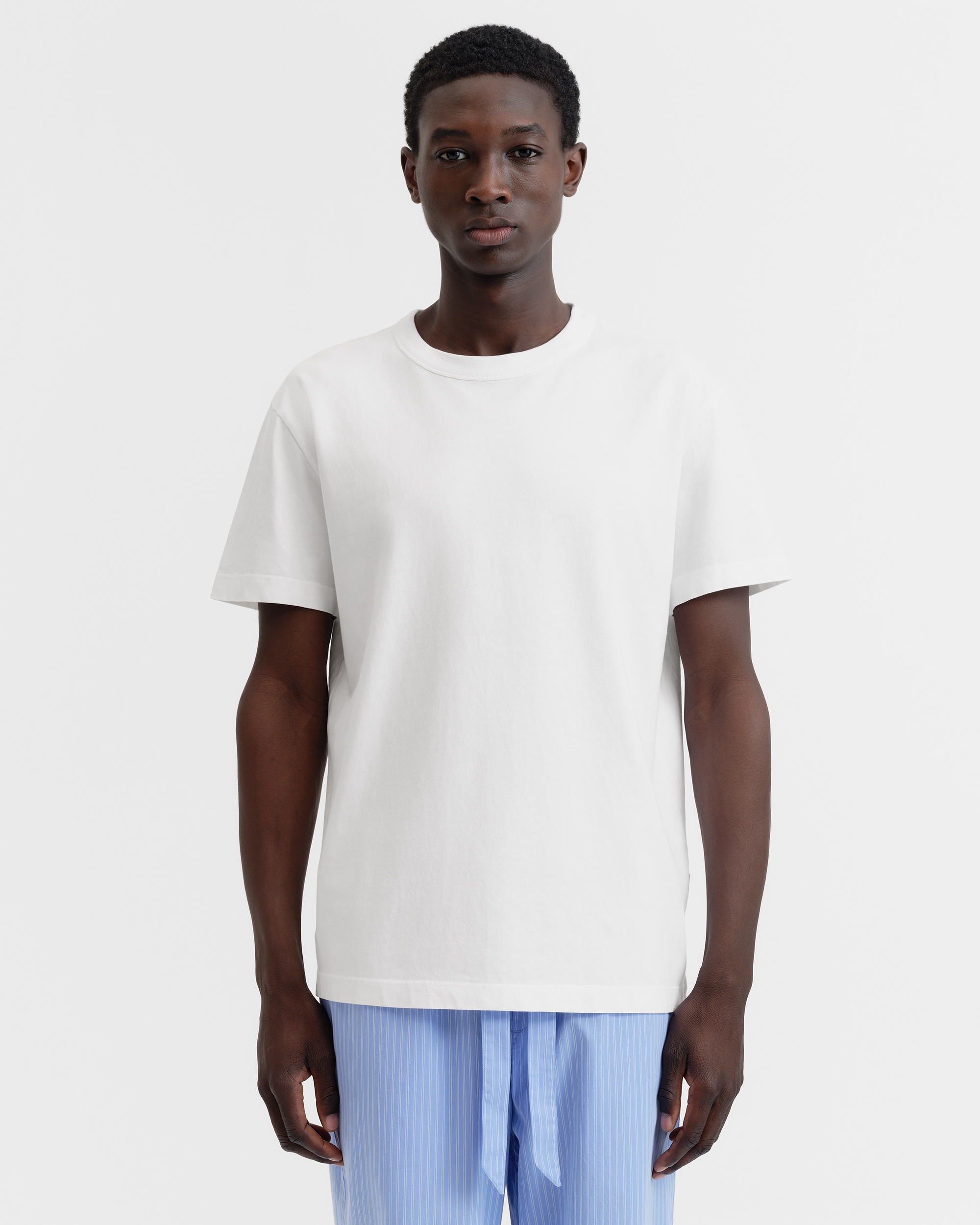 Men's t-shirt - White | Tekla Fabrics