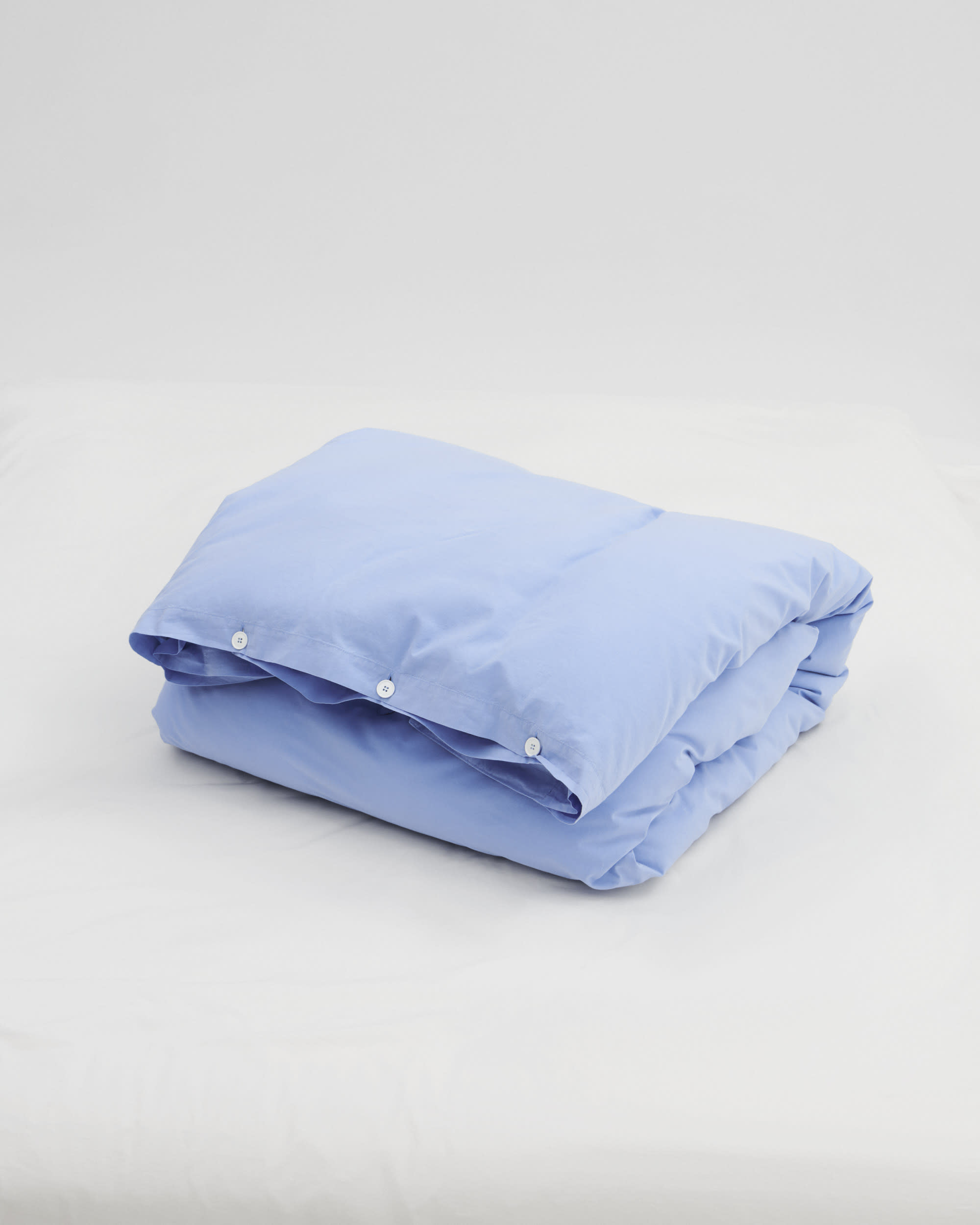 Percale - Single Duvet Cover - Island Blue