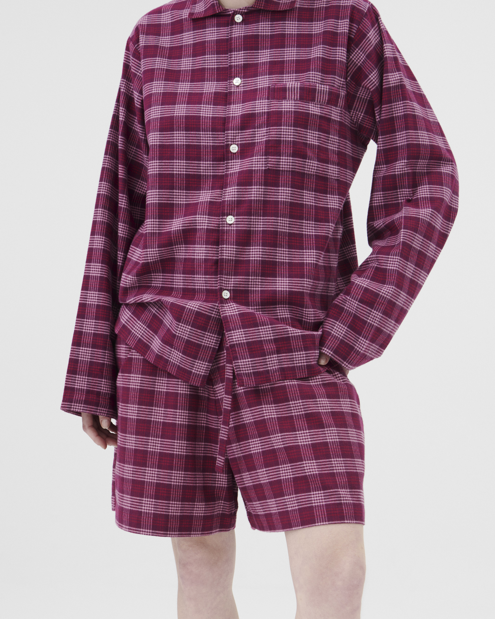 TEKLA flannel shorts テクラ　ショーツ TEKLA flannel shorts テクラ ショーツ Flannel pyjamas