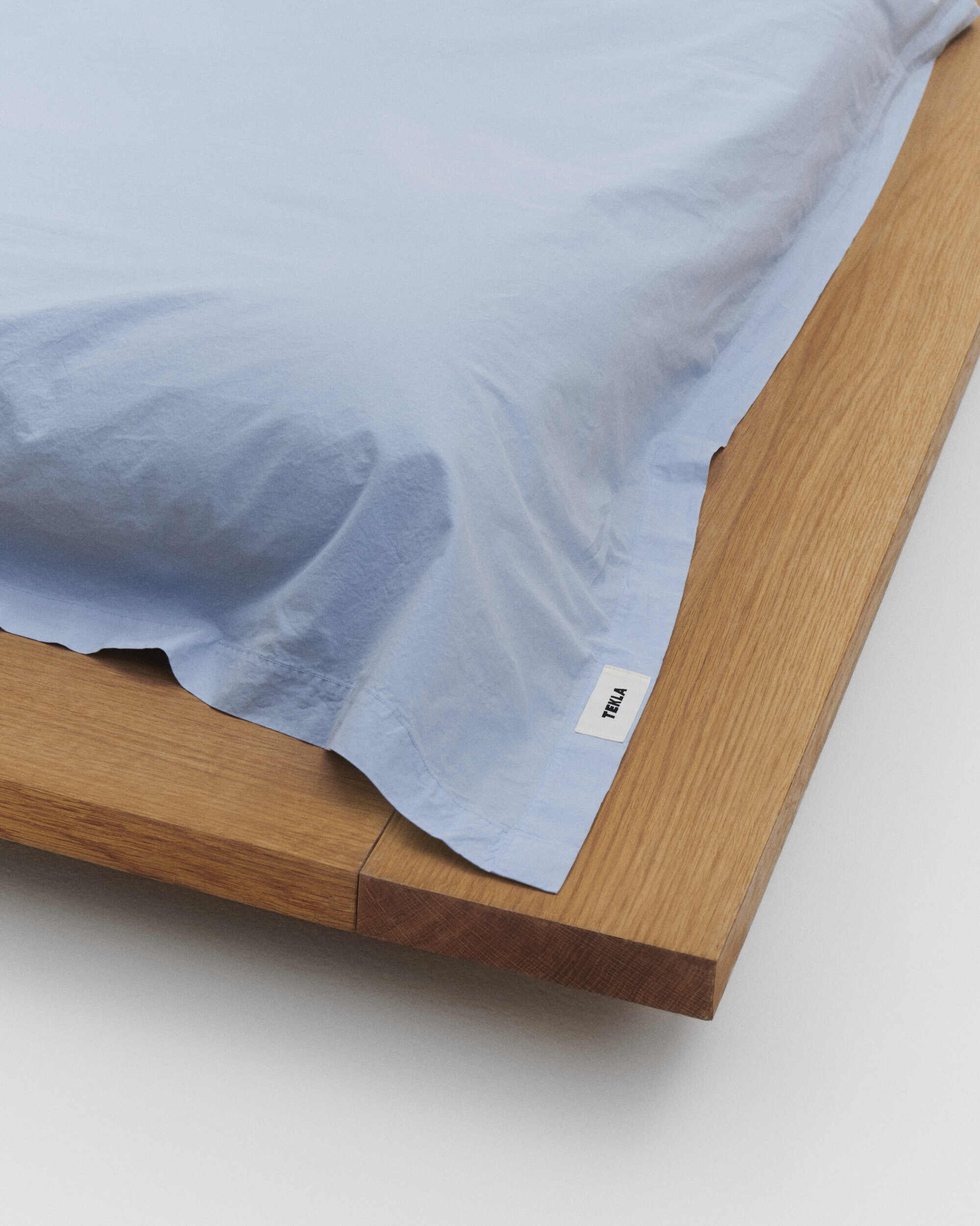 Percale sheet - Morning Blue