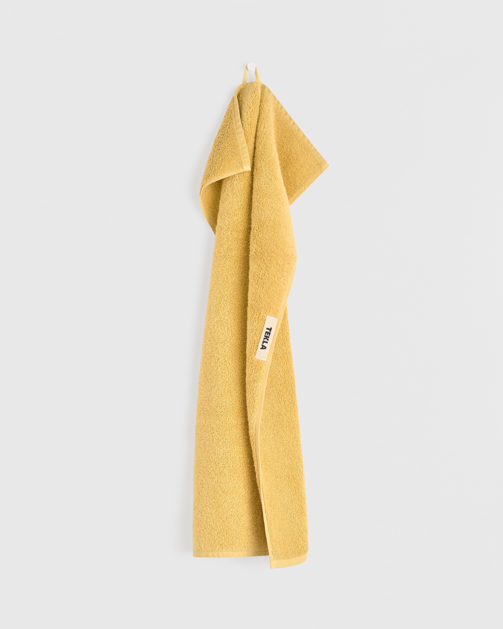 Bath mat – solid – Yellow Ochre | Tekla Fabrics