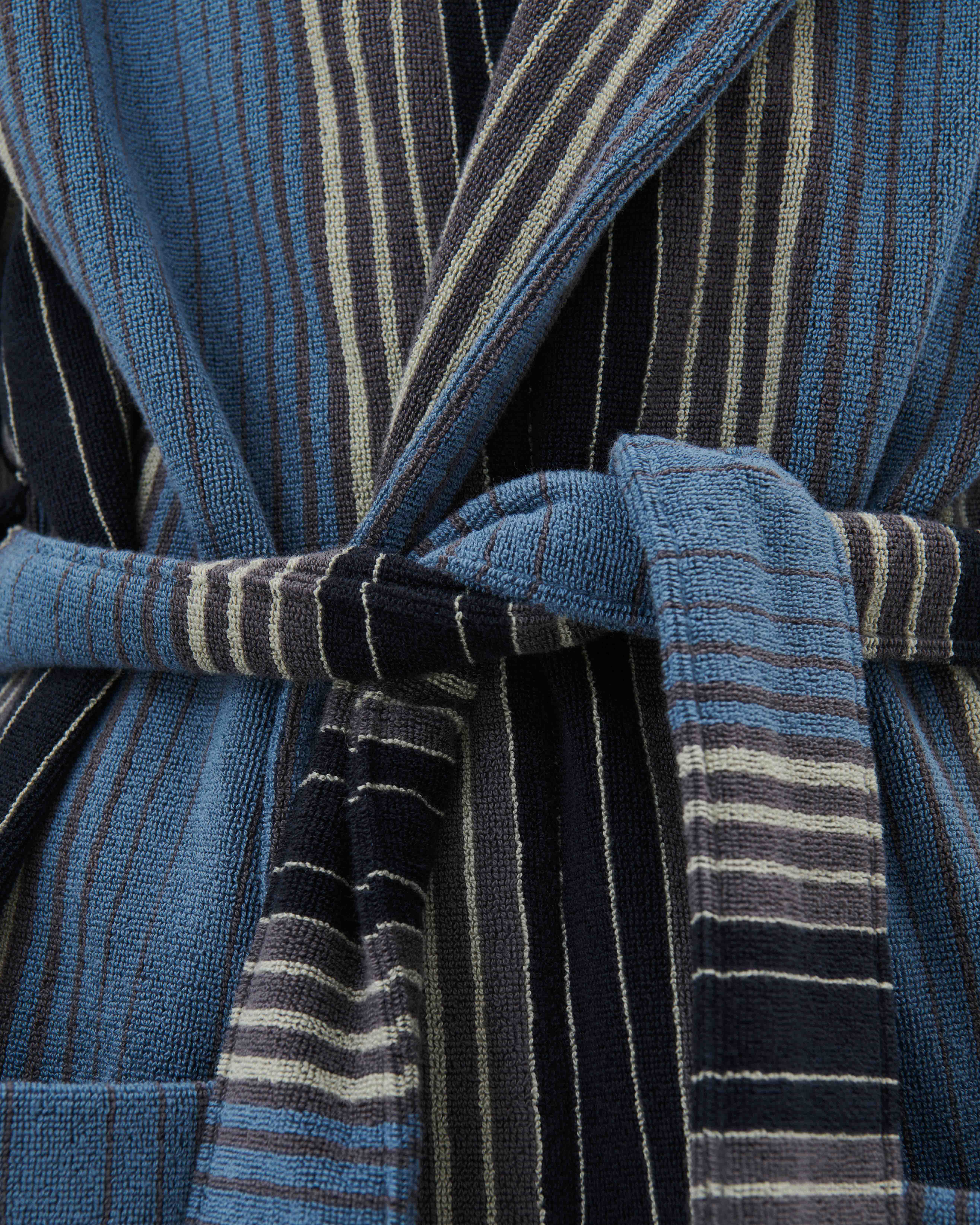 Stüssy / Tekla bathrobes – Multi Stripes | Tekla Fabrics