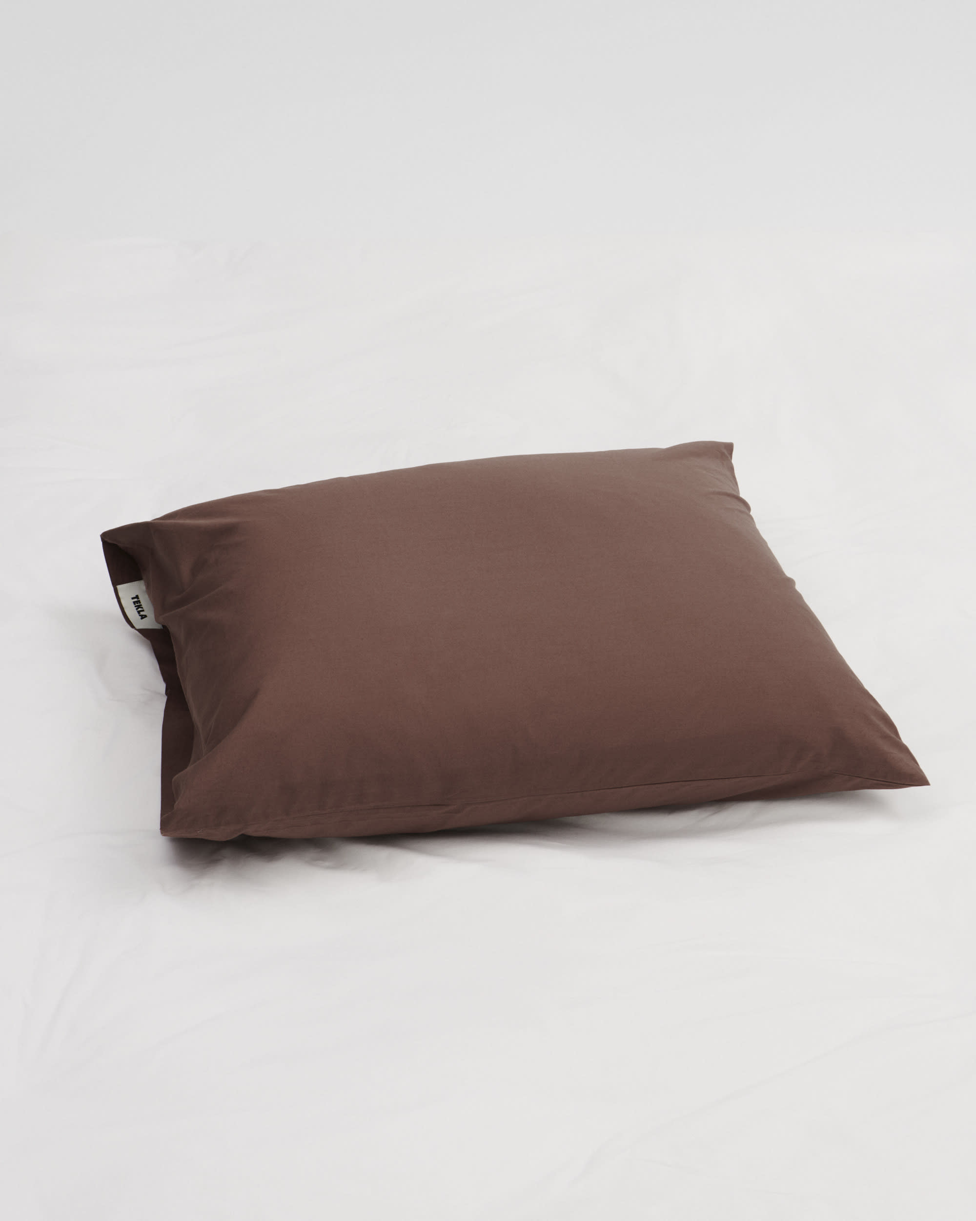 Percale Pillow Sham - Cocoa Brown