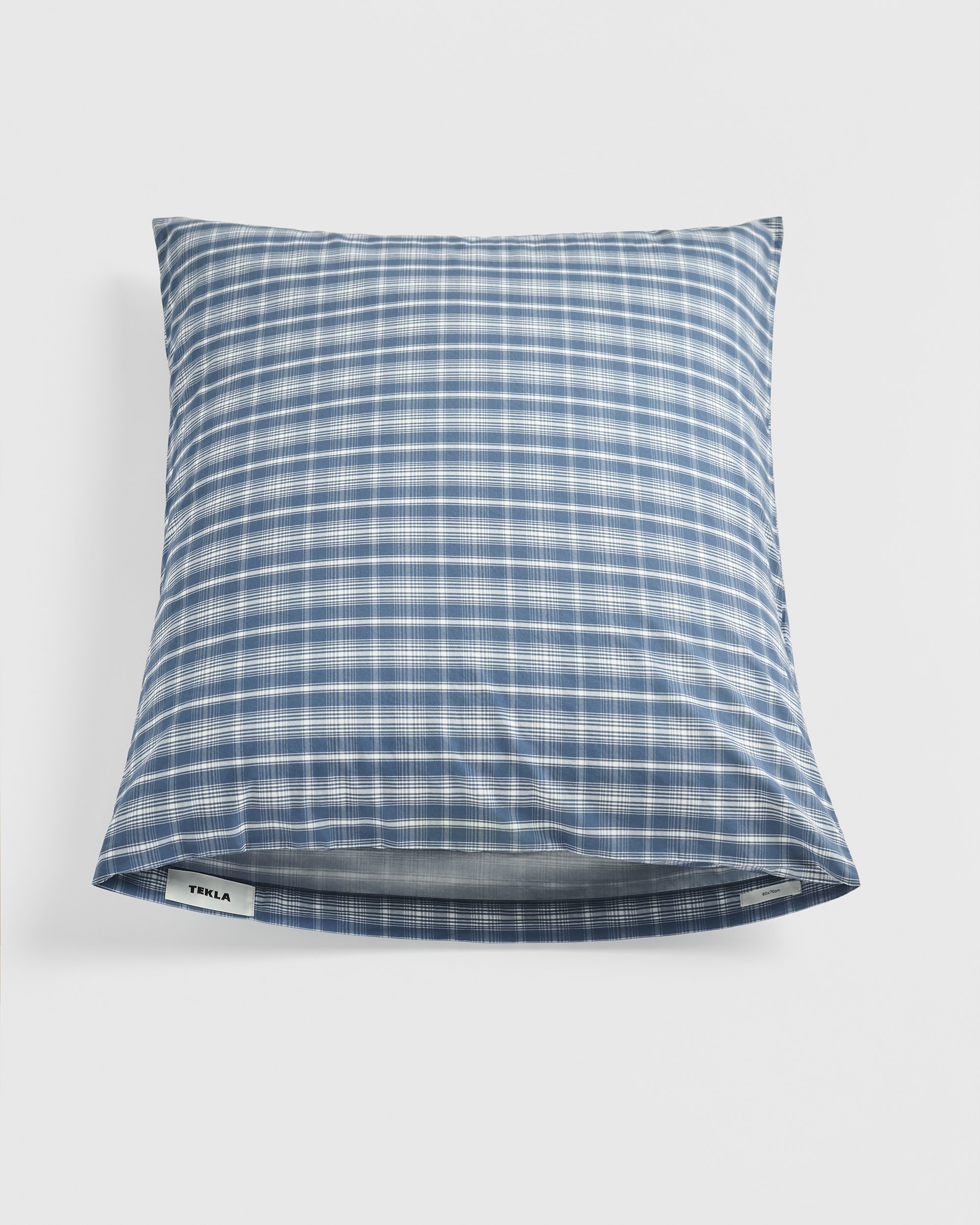 Douglas Checks percale pillow sham | Tekla Fabrics