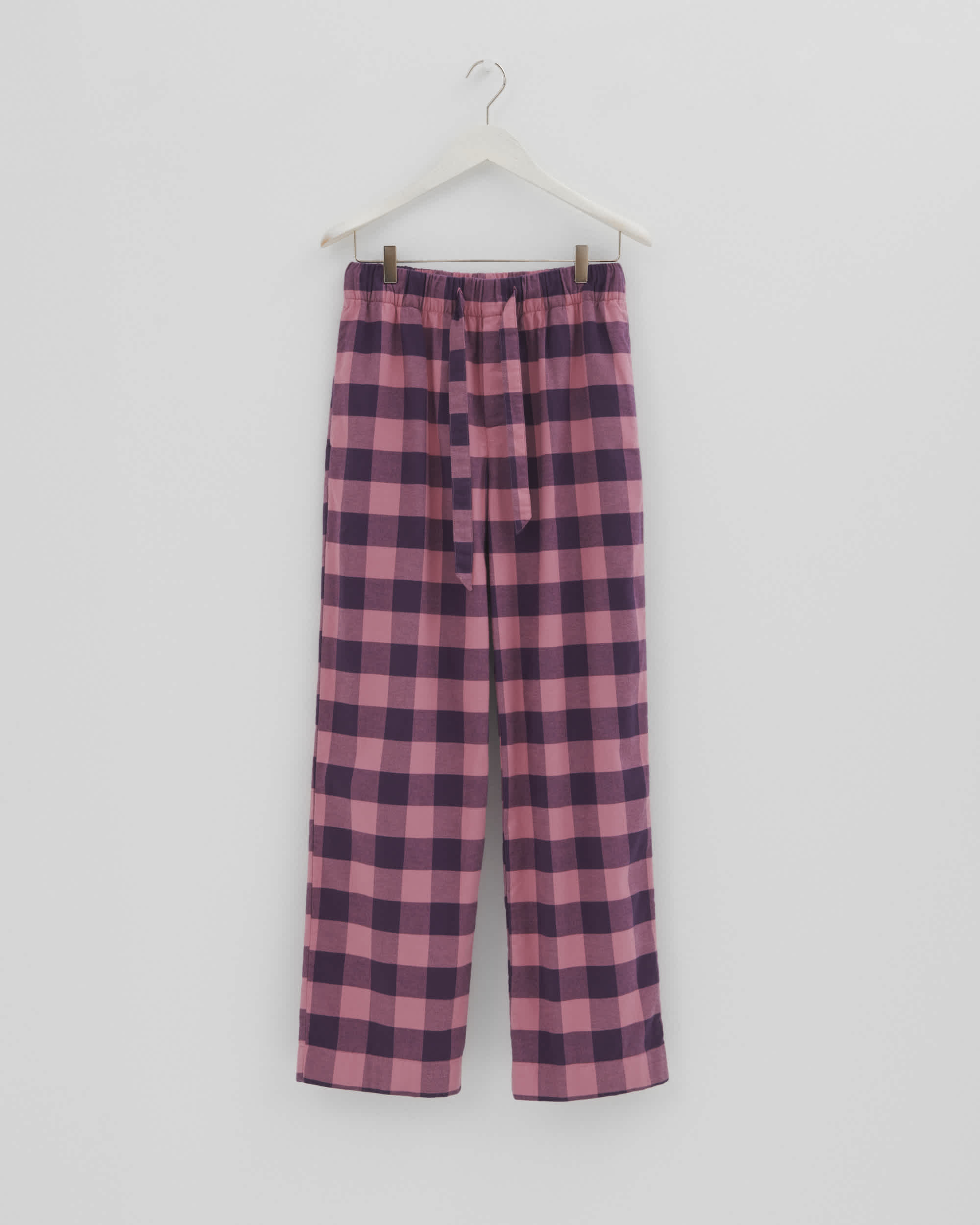 Buy Nykd By Nykaa Cotton Flannel Pajama - NYS901 - Grey Pink Plaid online