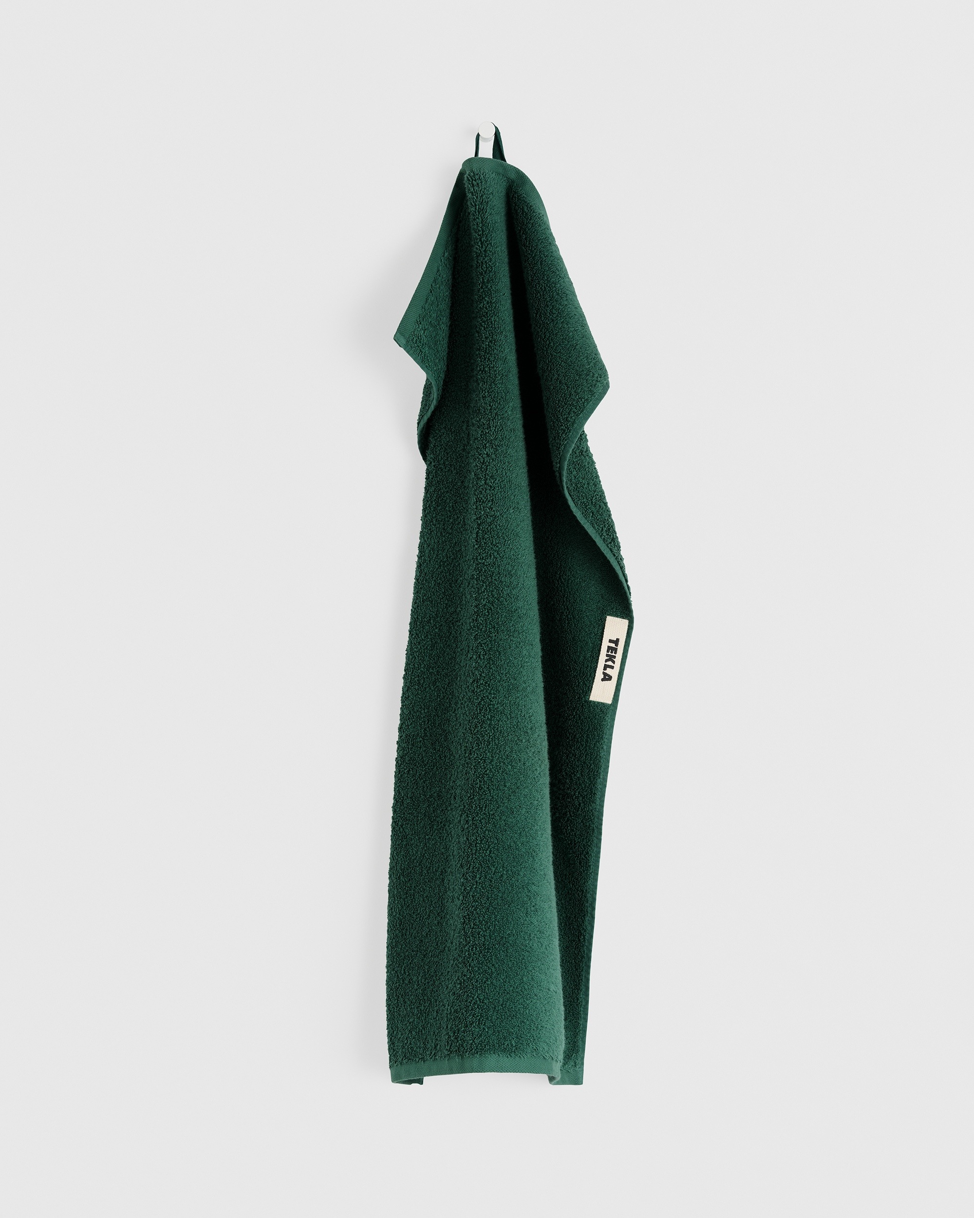 Terry towel – solid – Forest Green | Tekla Fabrics