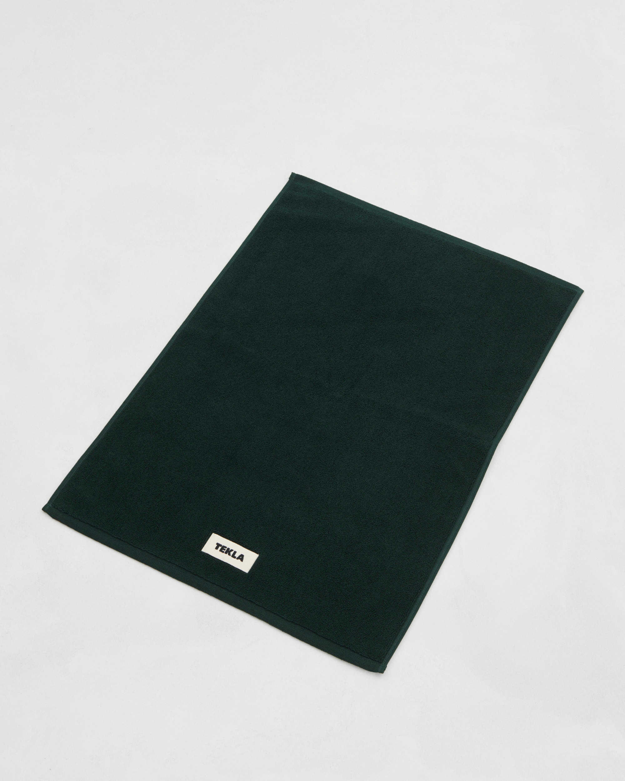 Bath mat solid Forest Green Tekla Fabrics Bath mat solid Forest Green Tekla Fabrics