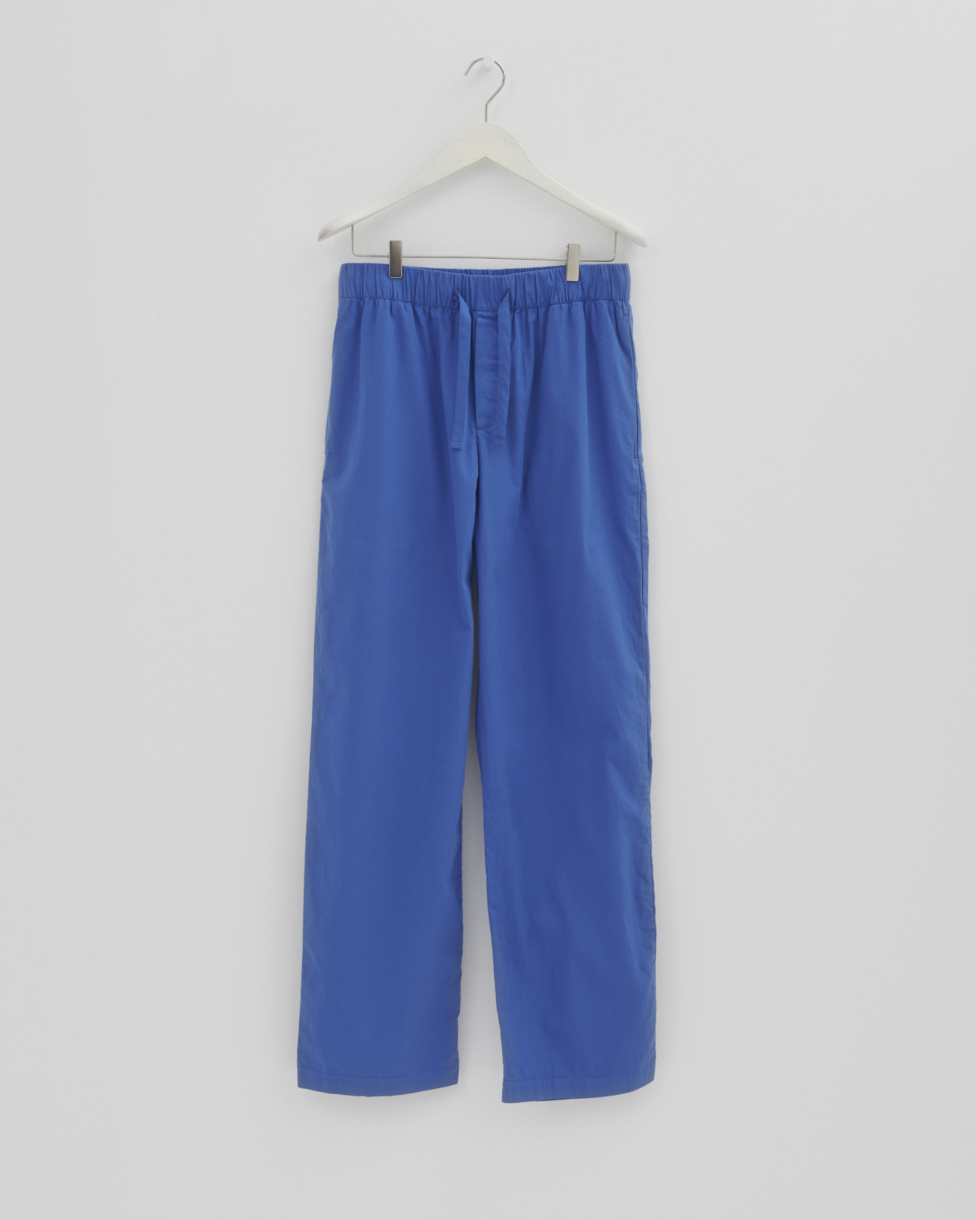Poplin pyjamas – pants – Royal Blue | Tekla Fabrics 