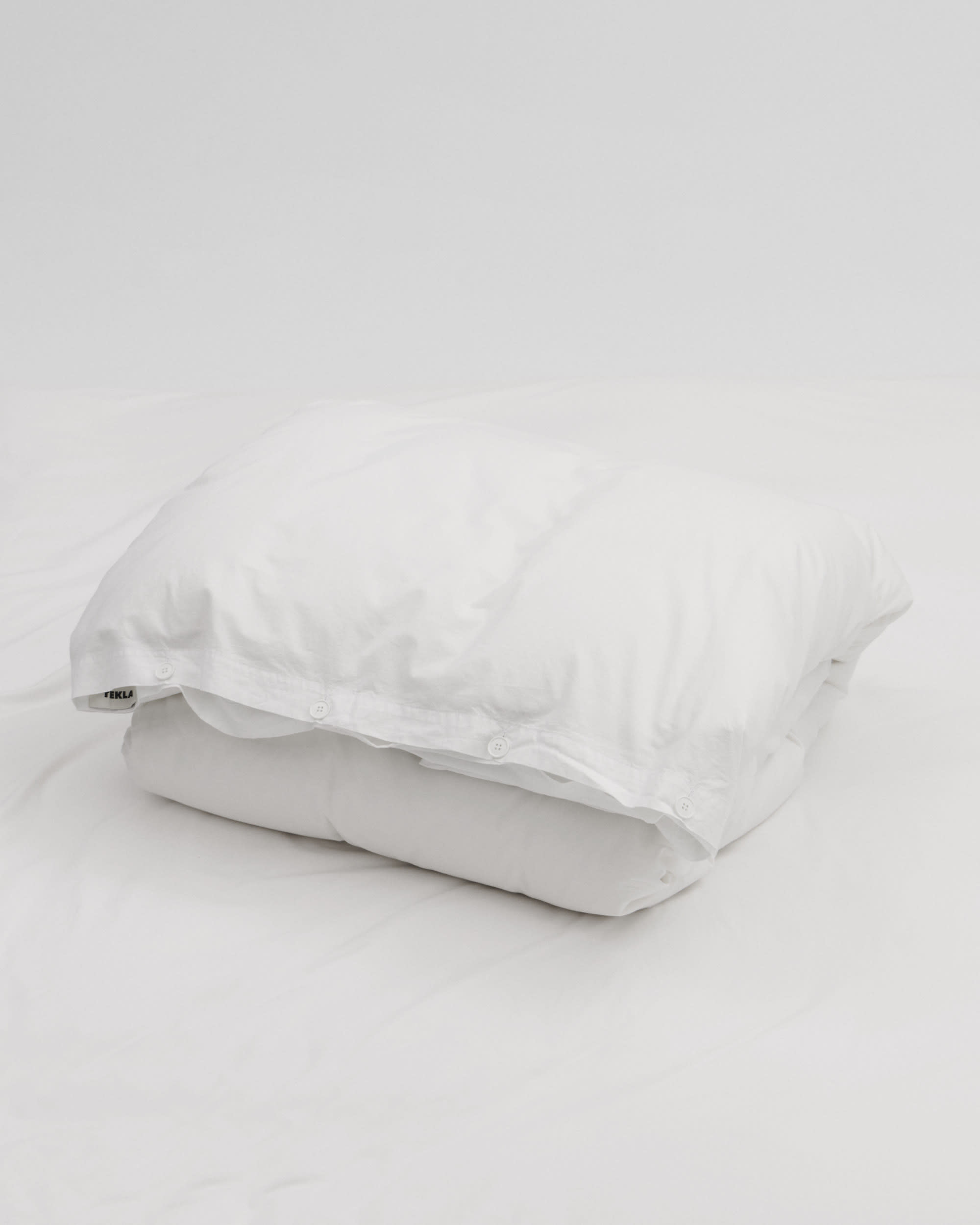 Percale Duvet Cover - Broken White