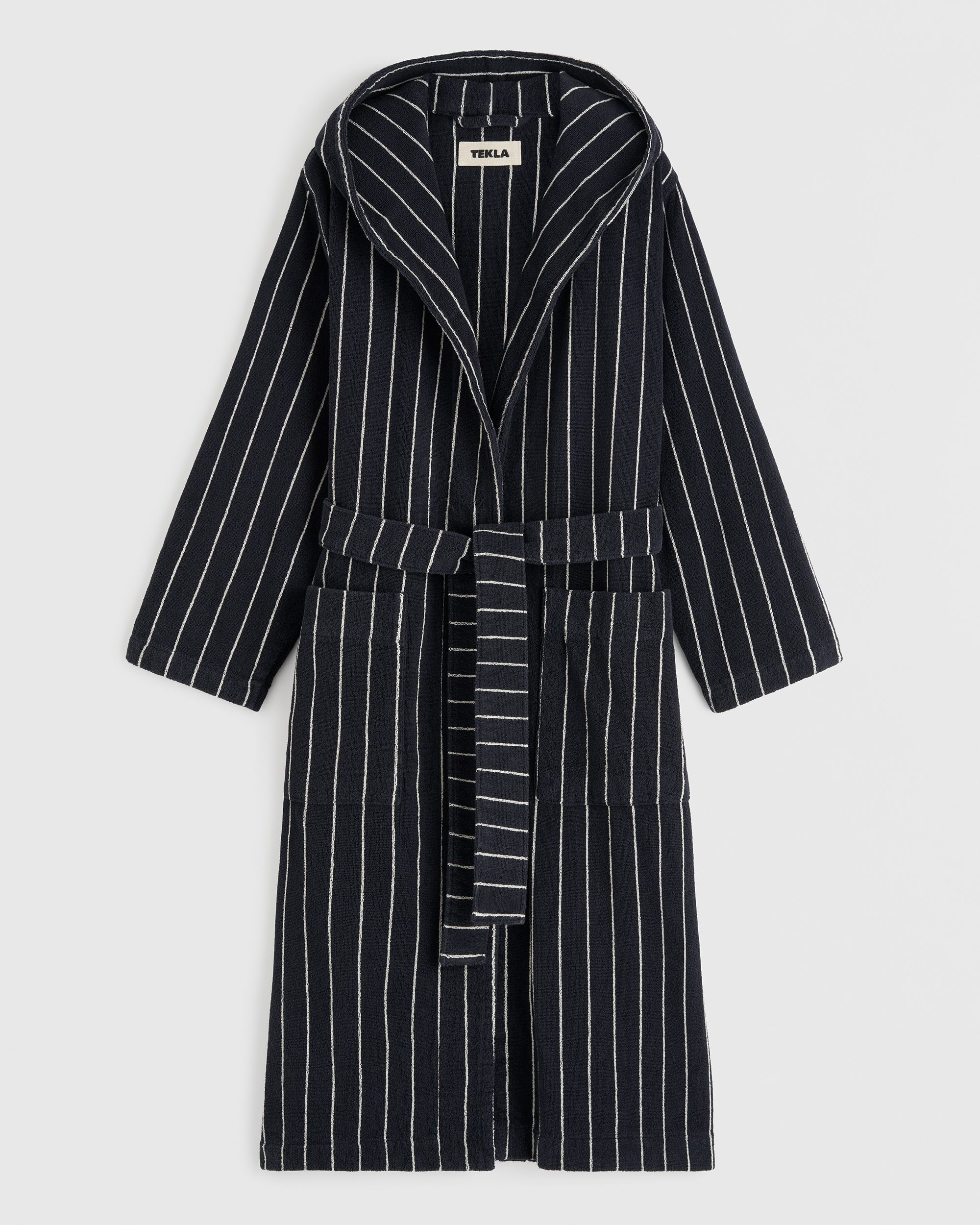 Terry Towel - Black Stripes | Tekla Fabrics