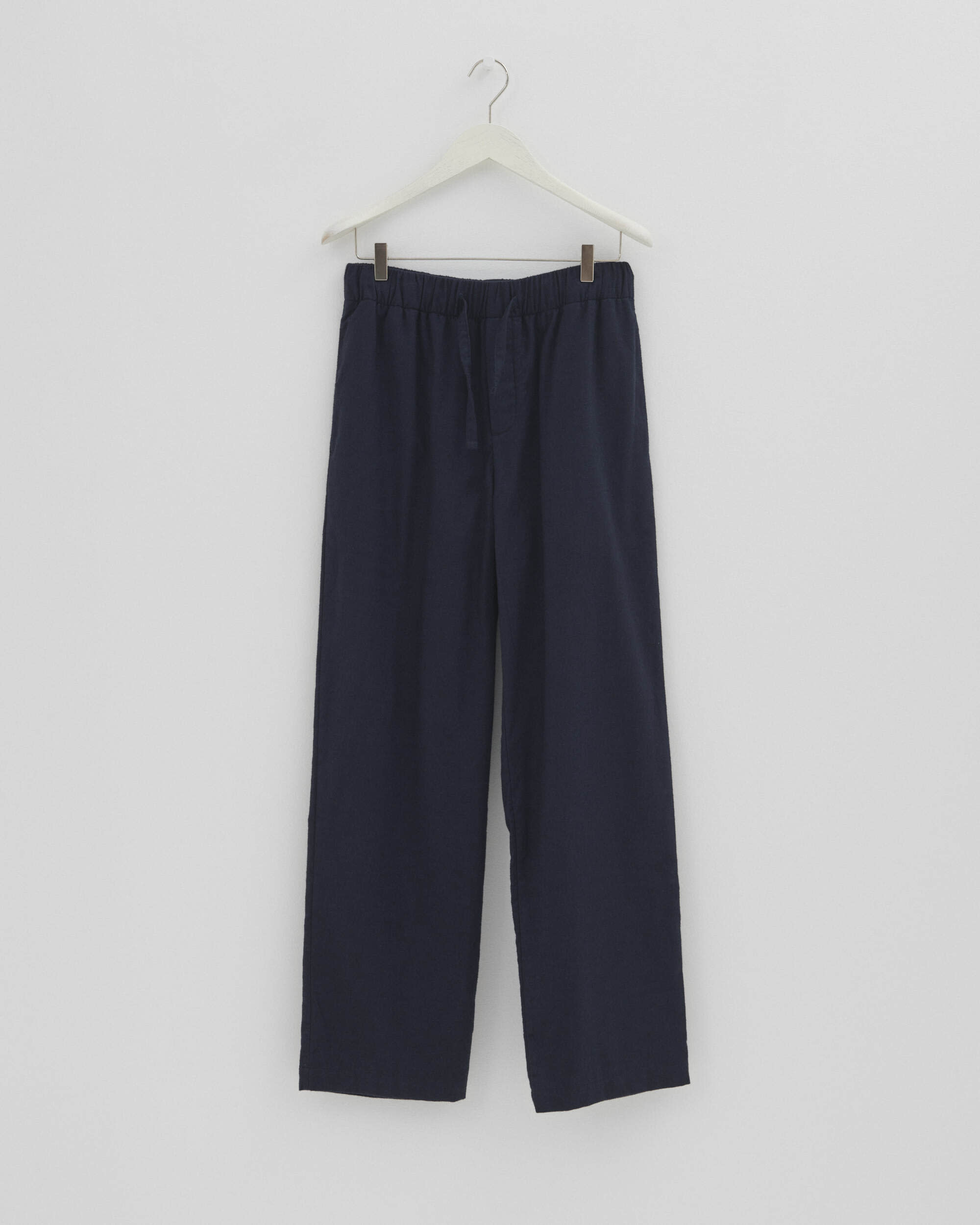 Poplin Pyjamas Pants - True Navy