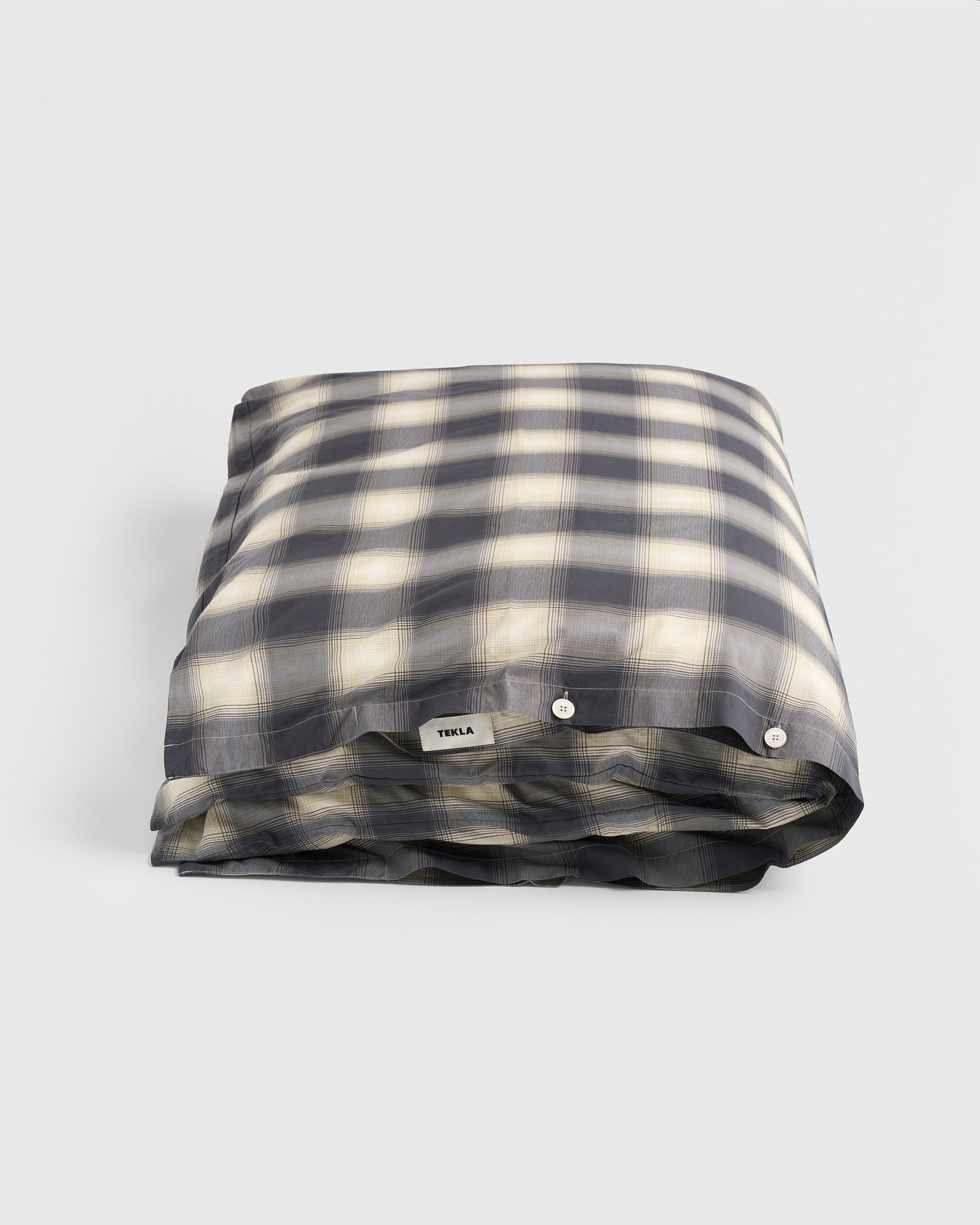 シーツ・カバー TEKLA Percale Duvet Cover Percale duvet cover - Brewster Checks | Tekla Fabrics