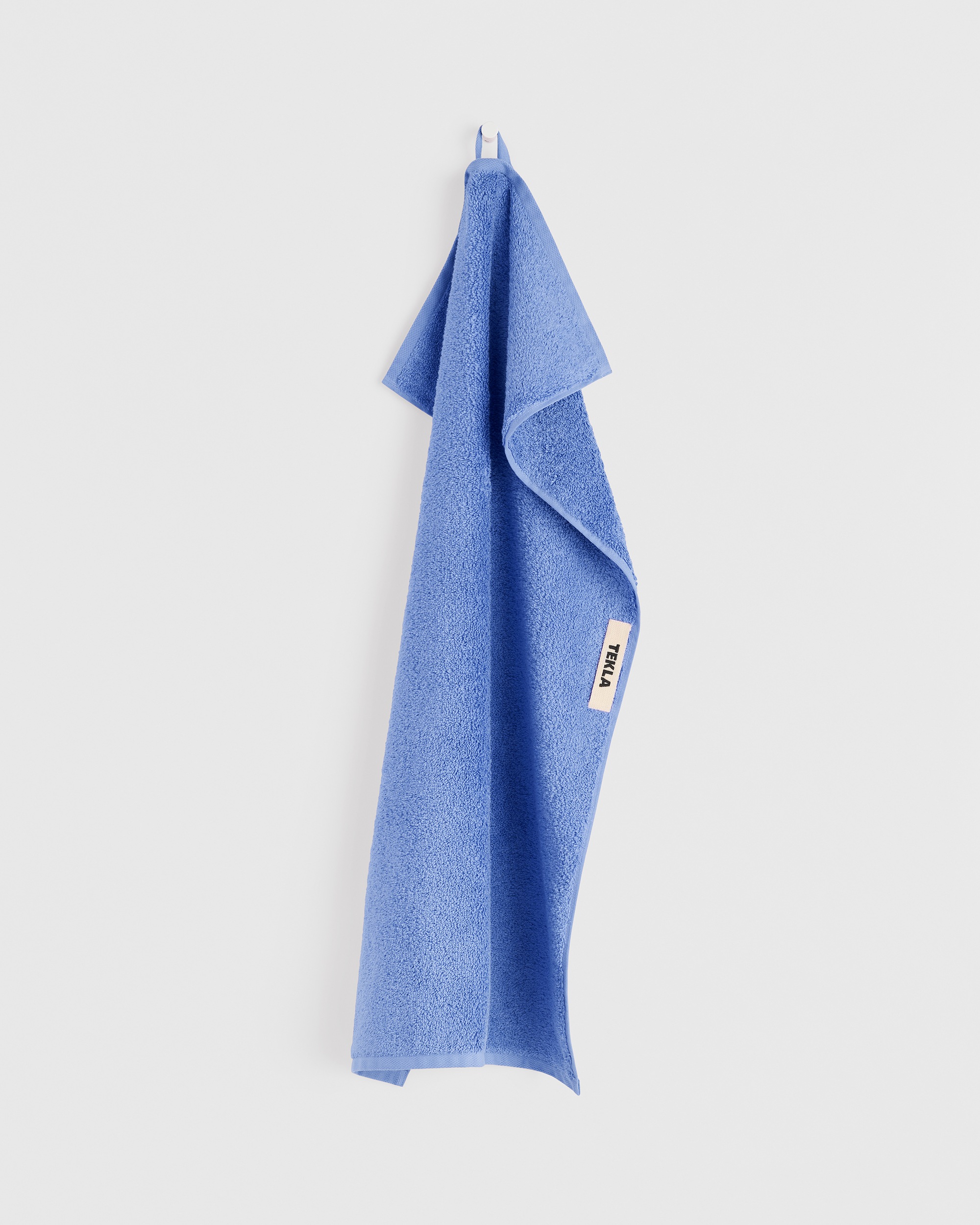 Tekla Fabrics Terry towel – solid – Clear Blue