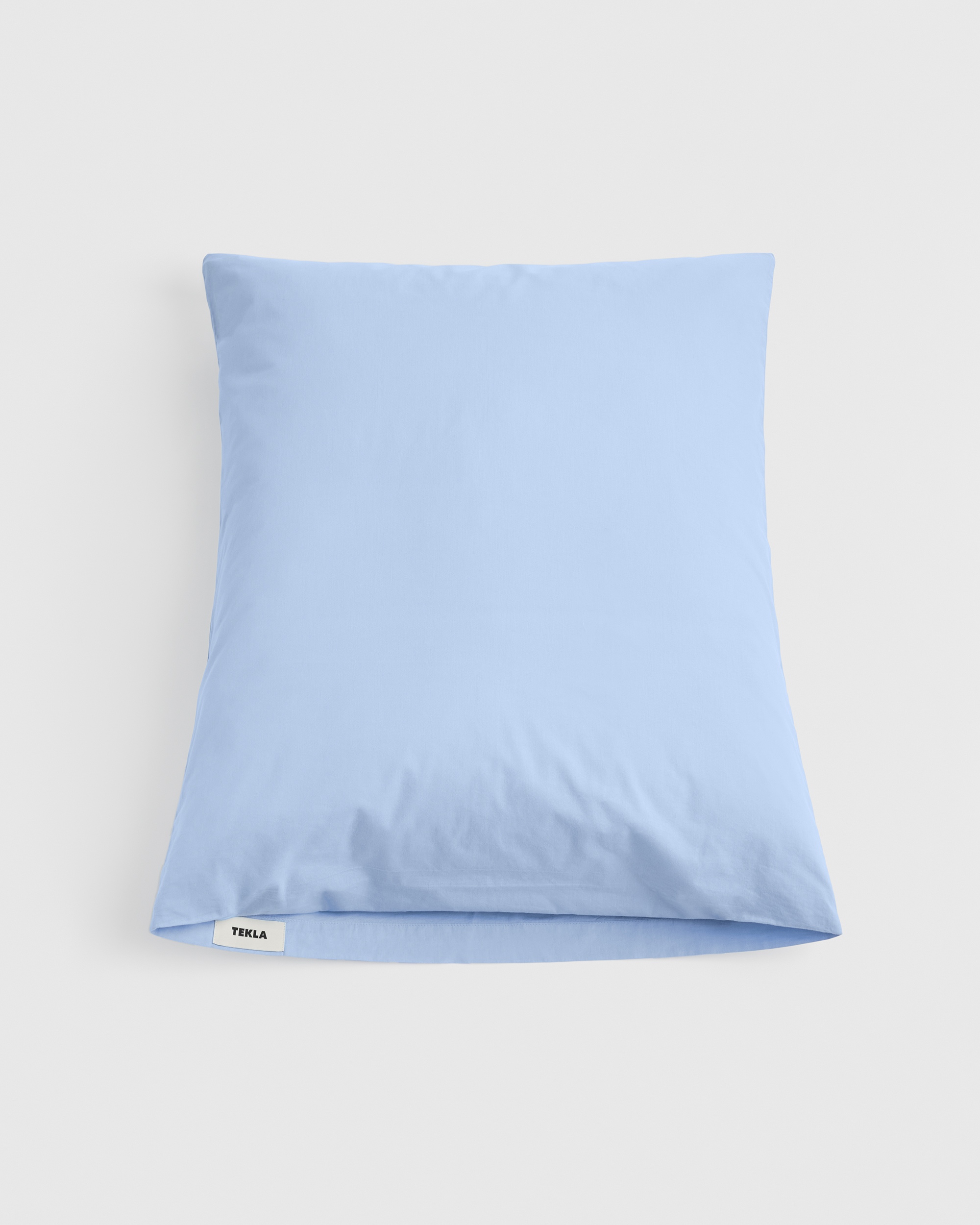 Tekla Fabrics Percale pillow sham – Island Blue King