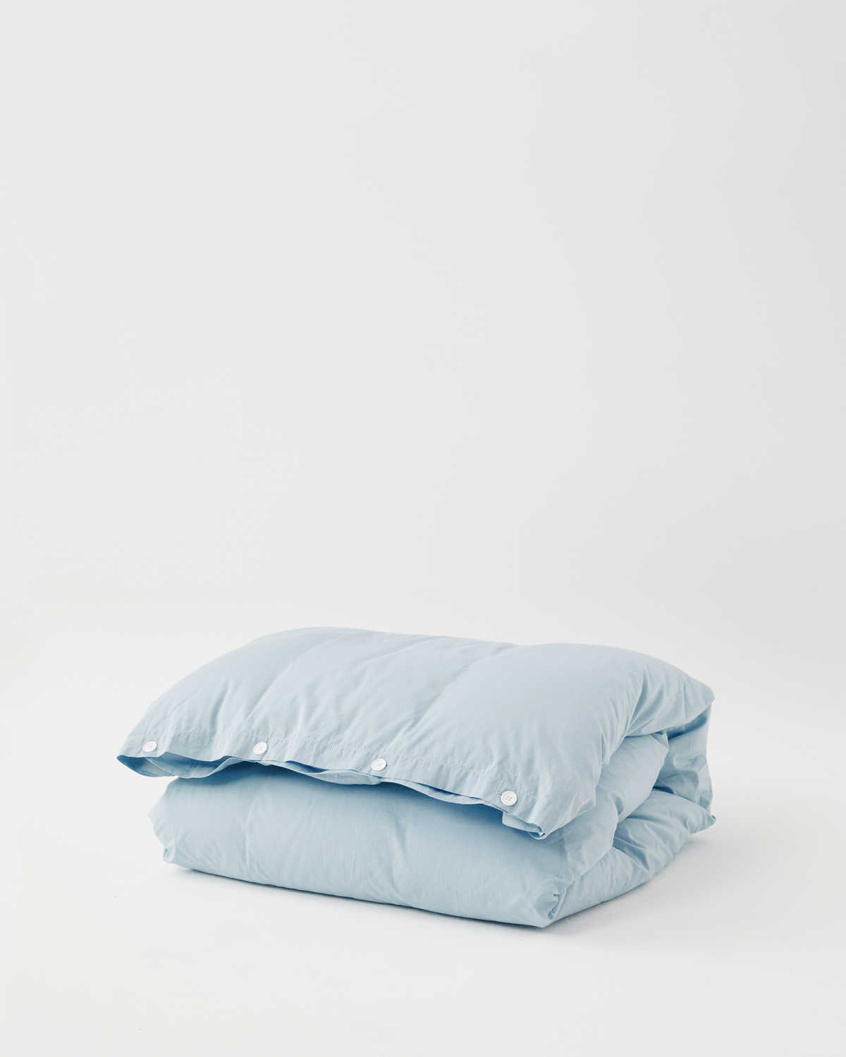 Percale Bedding – Sky Blue | Tekla Fabrics