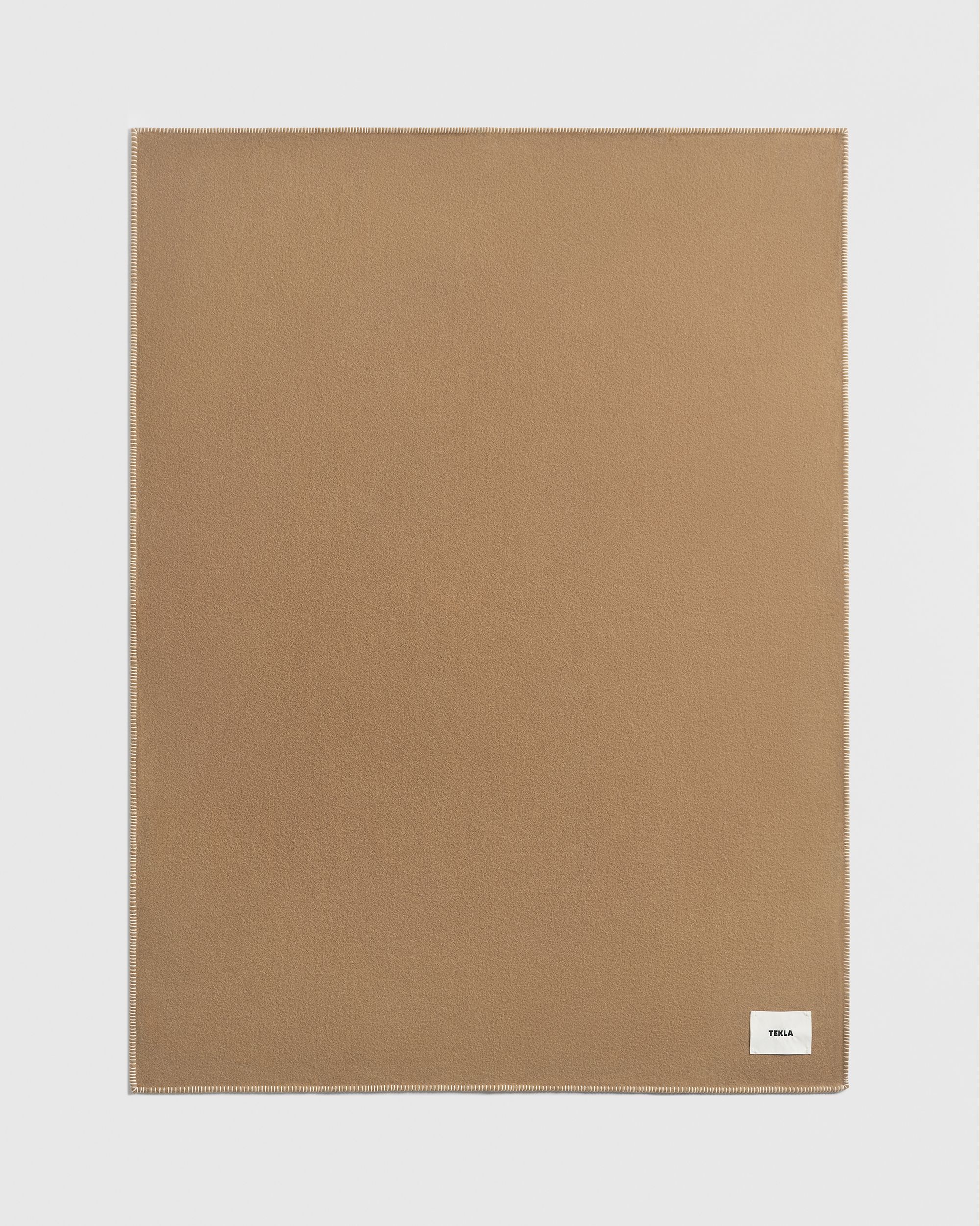 tekla ウール大判ブランケット　キャメル　新品未開封　しいちゃん Lambswool blanket - Snow | Tekla Fabrics
