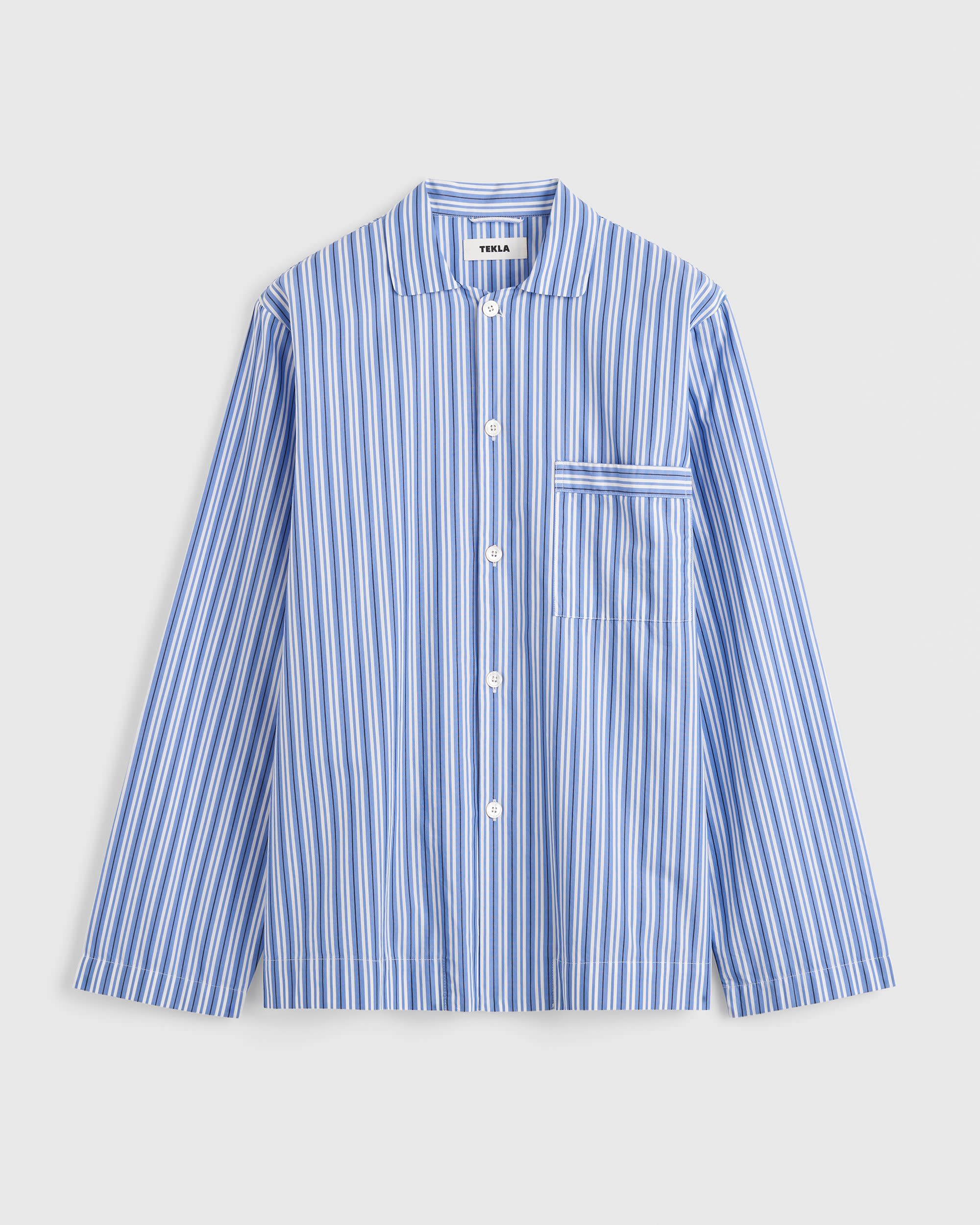 Poplin long-sleeved shirt