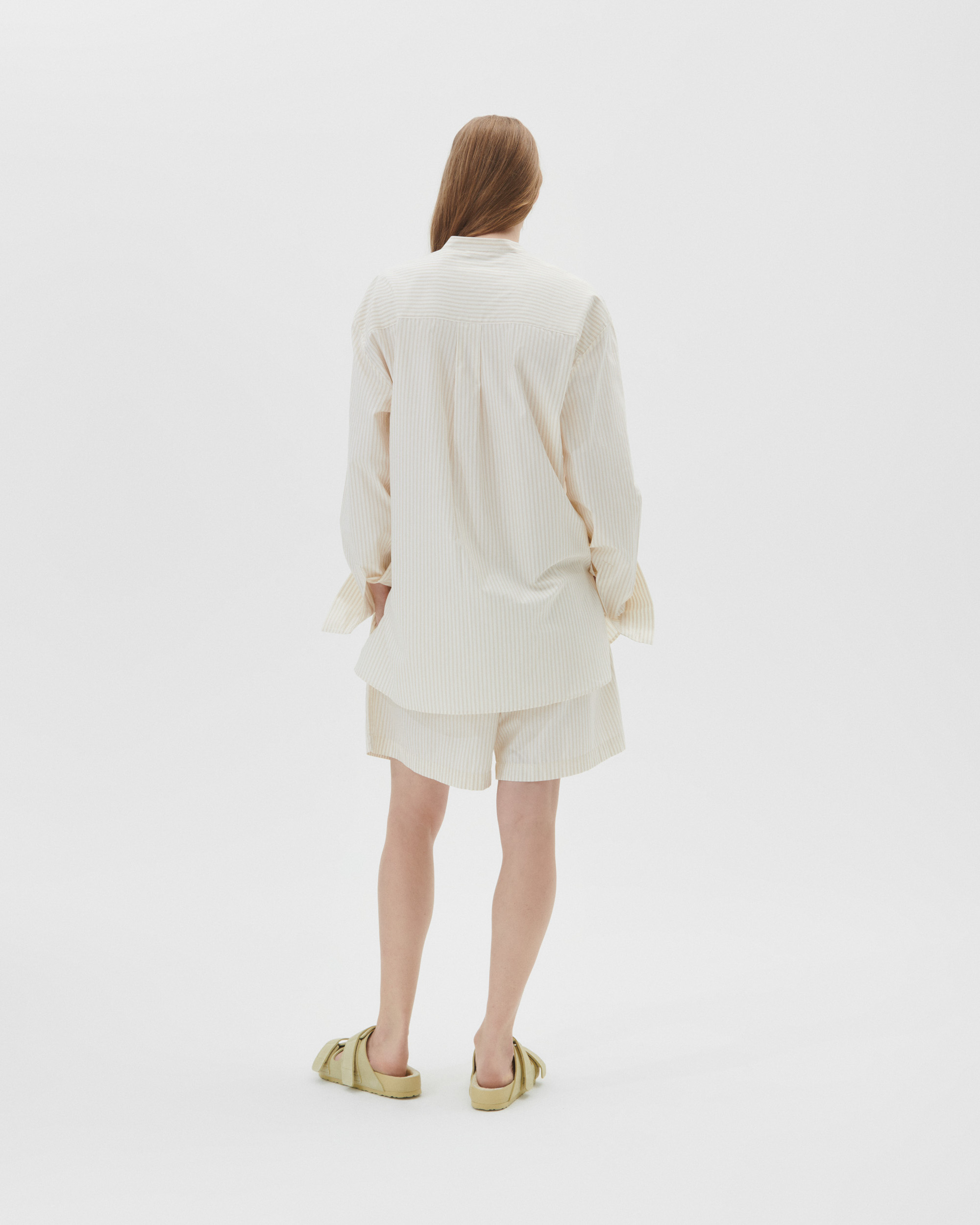 【コンビニ受取対応商品】 – Shorts Tekla / Birkenstock Wheat Fabrics Tekla | Stripes トップス