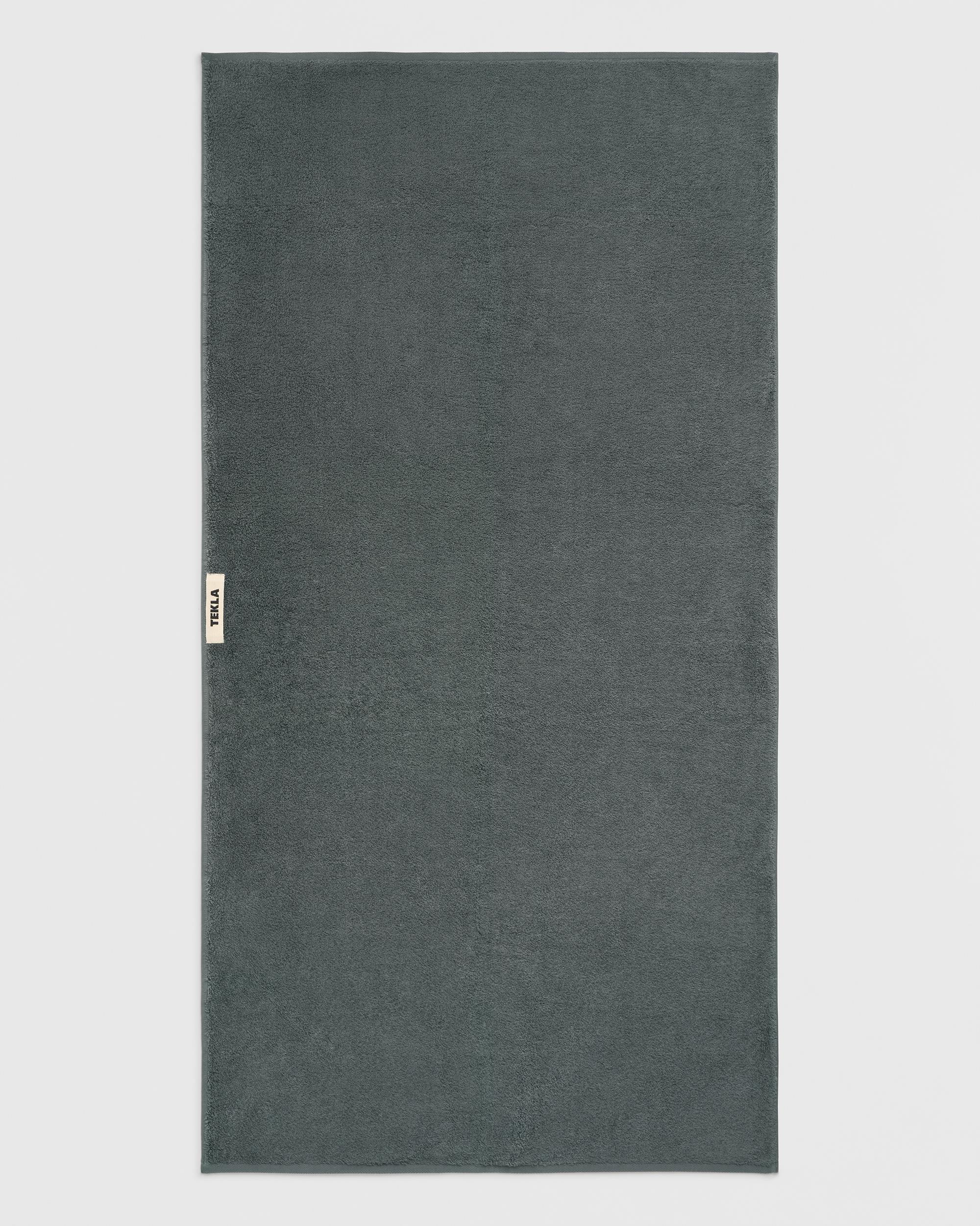 Terry towel – solid – Charcoal Grey | Tekla Fabrics