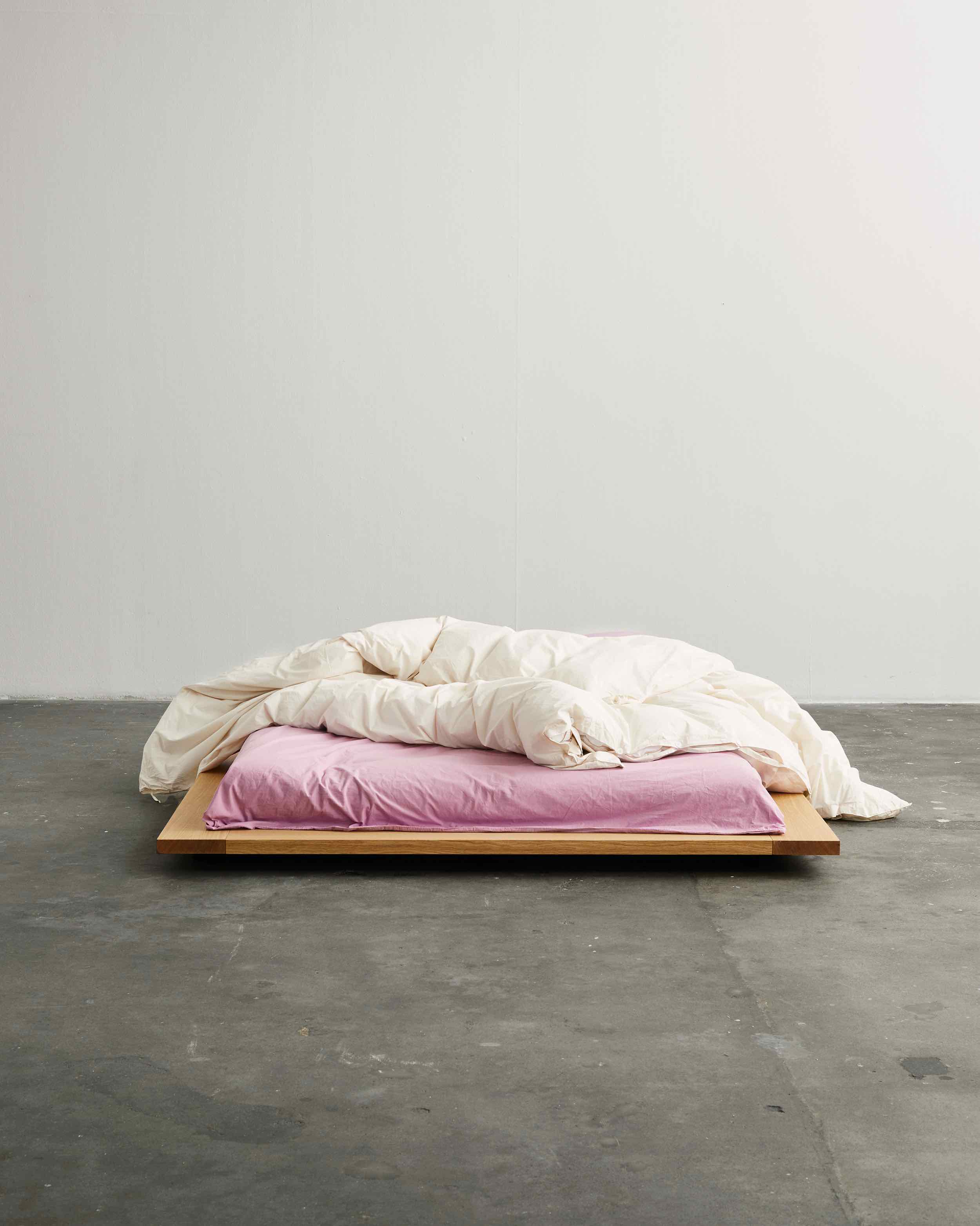 Percale duvet cover – Mallow Pink | Tekla Fabrics