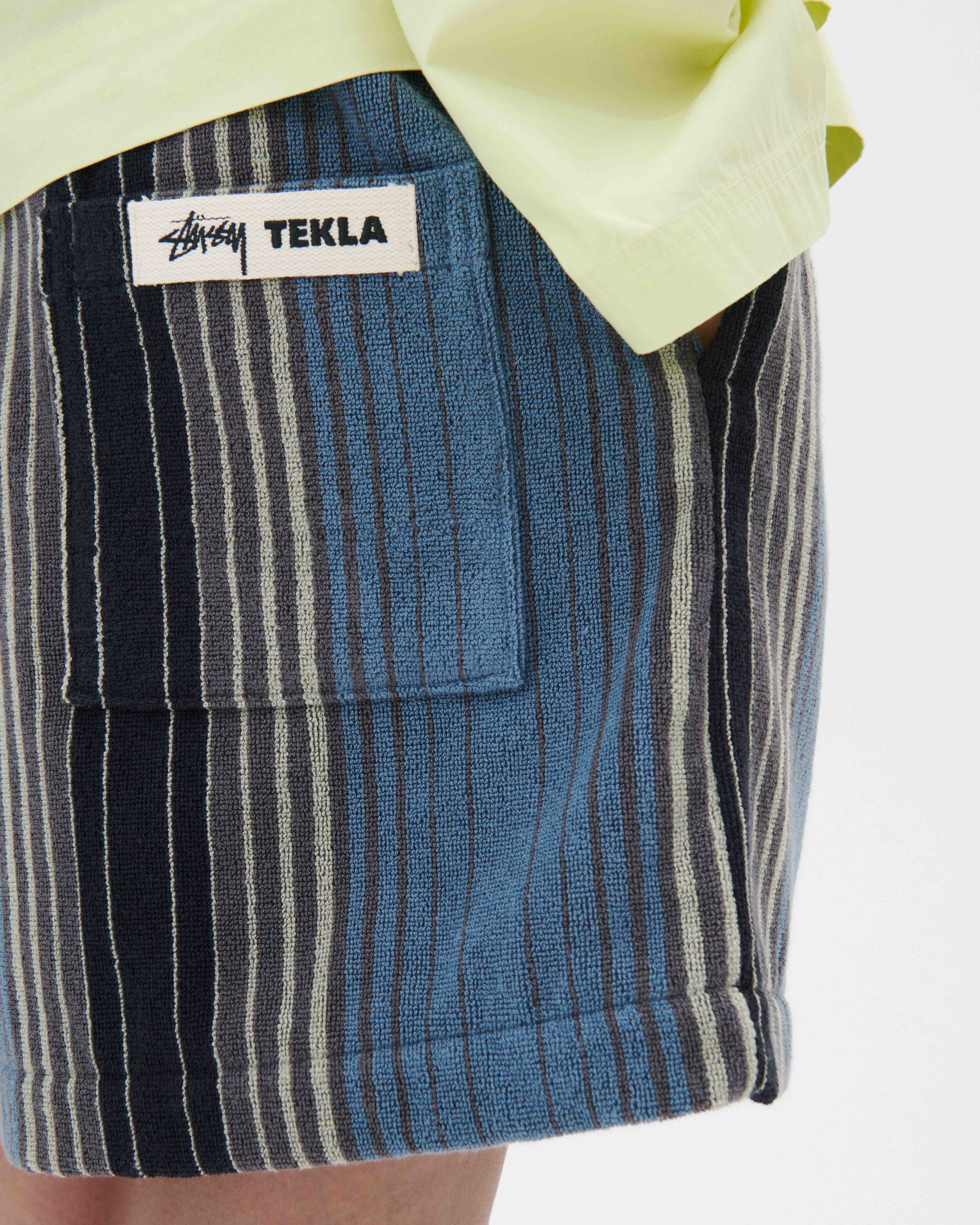 Terry shorts – Multi Stripes | Tekla Fabrics