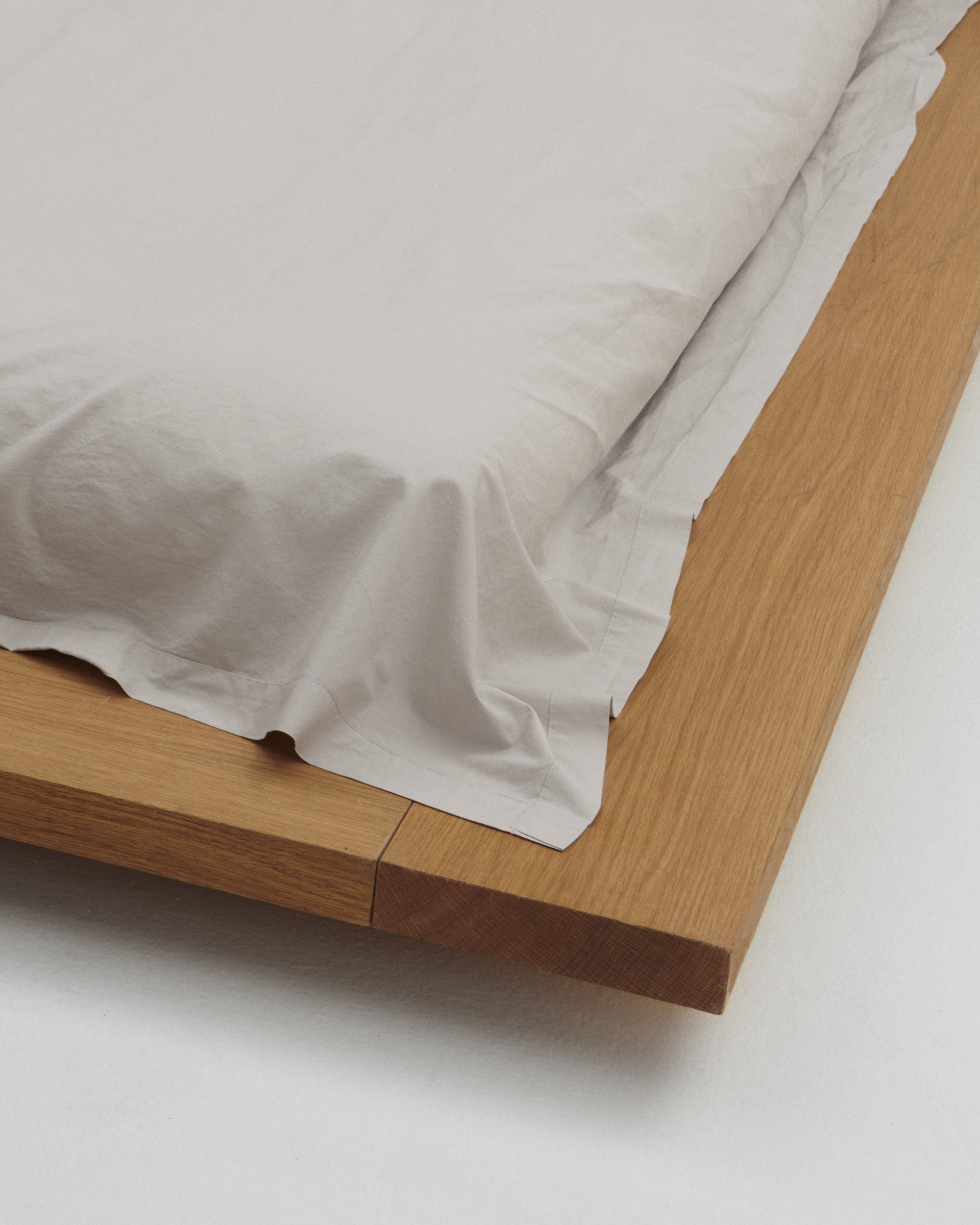 Percale sheet – Soft Grey | Tekla Fabrics