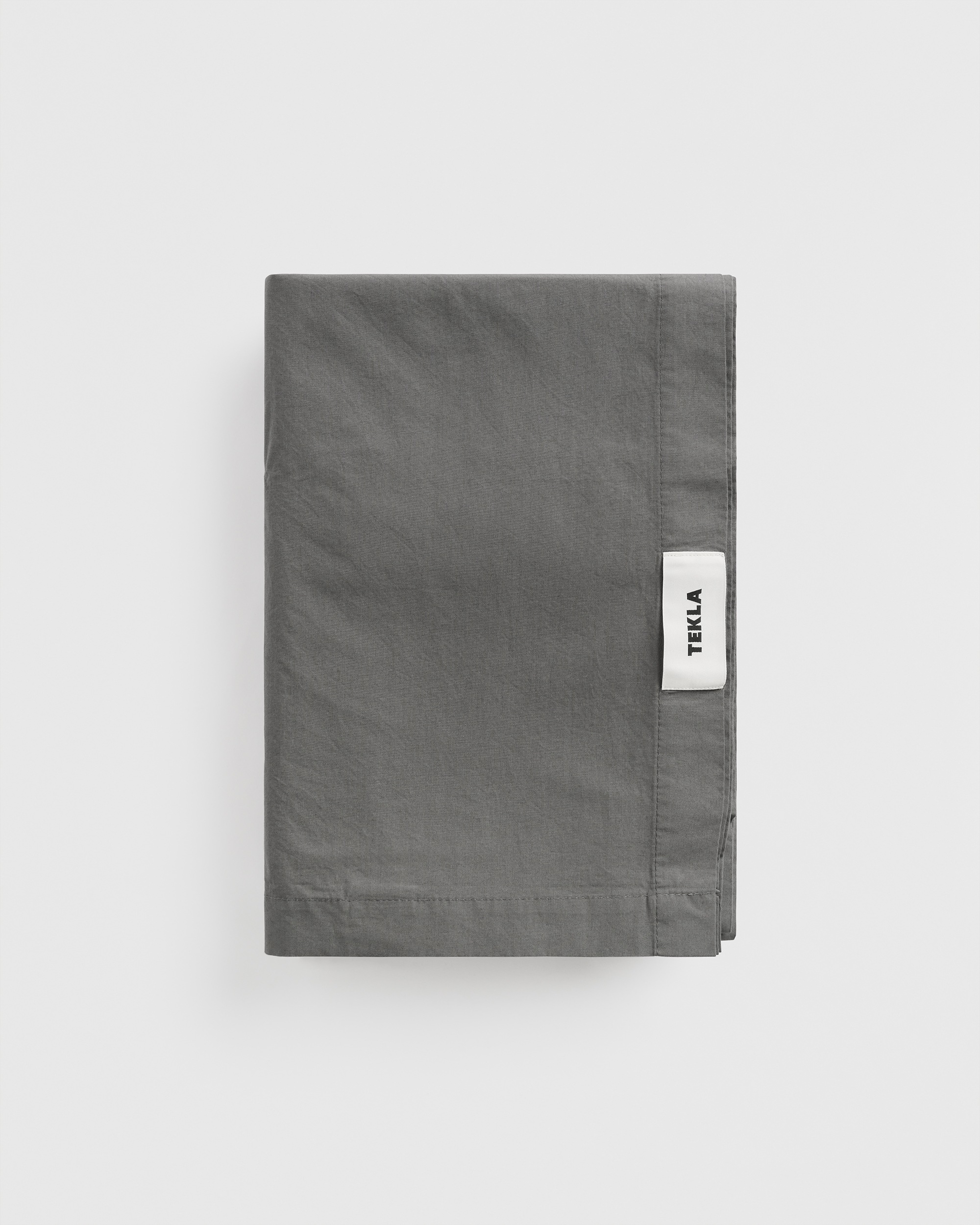 Percale Sheet - Dark Taupe | Tekla Fabrics