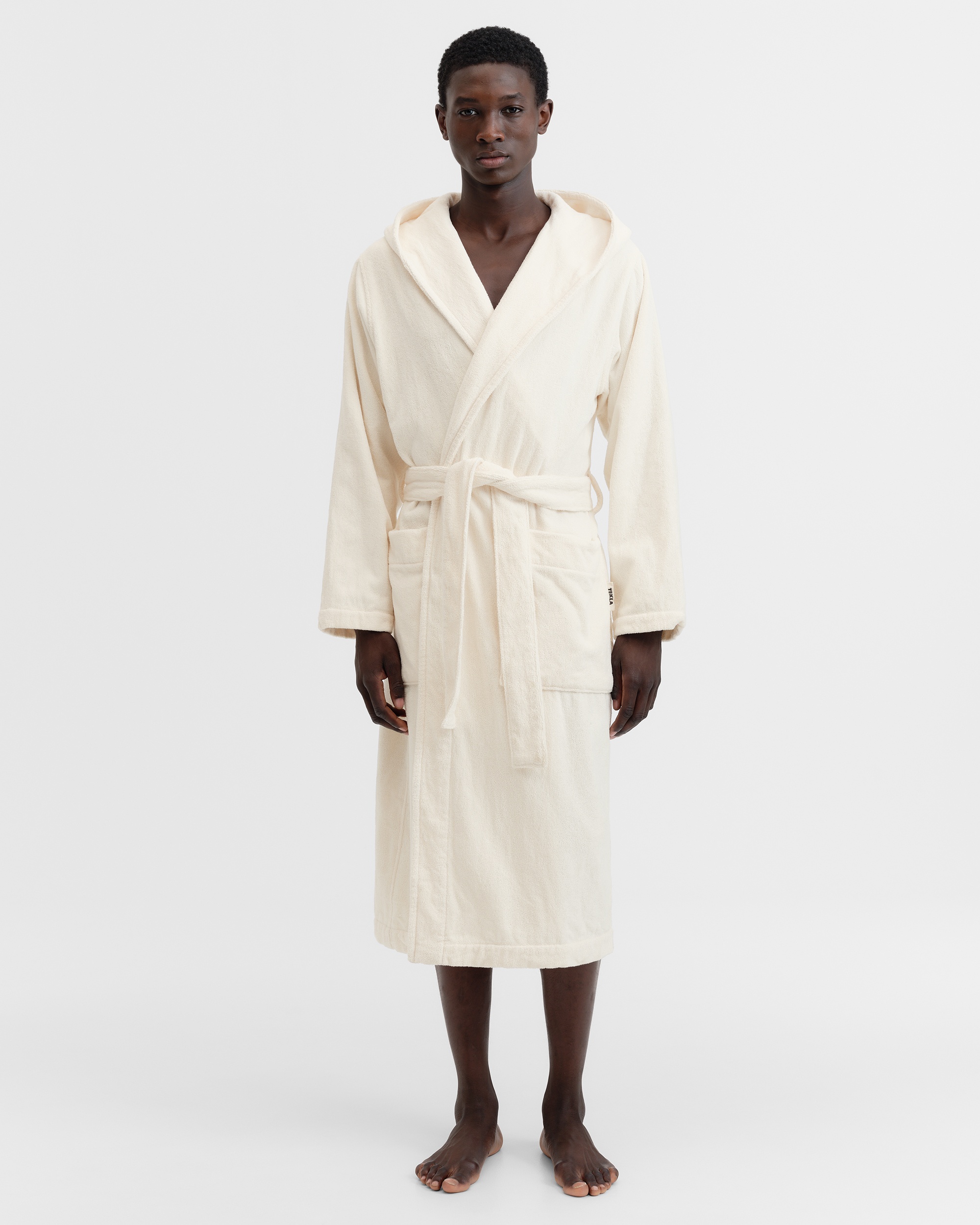 テクラ バスローブ パジャマ HOOD BATHROBES SOLID Hooded bathrobe – solid – Ivory | Tekla Fabrics