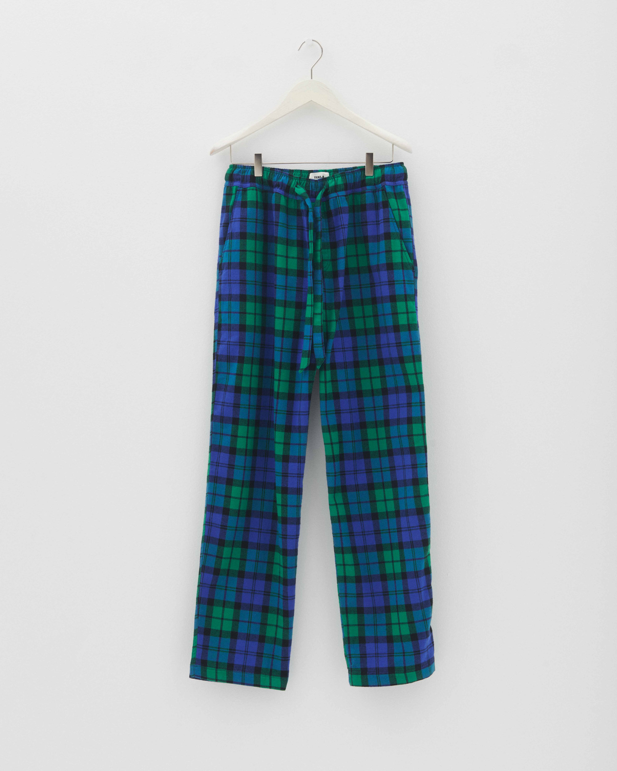 Flannel - Pyjamas Pants - Blue Green Plaid