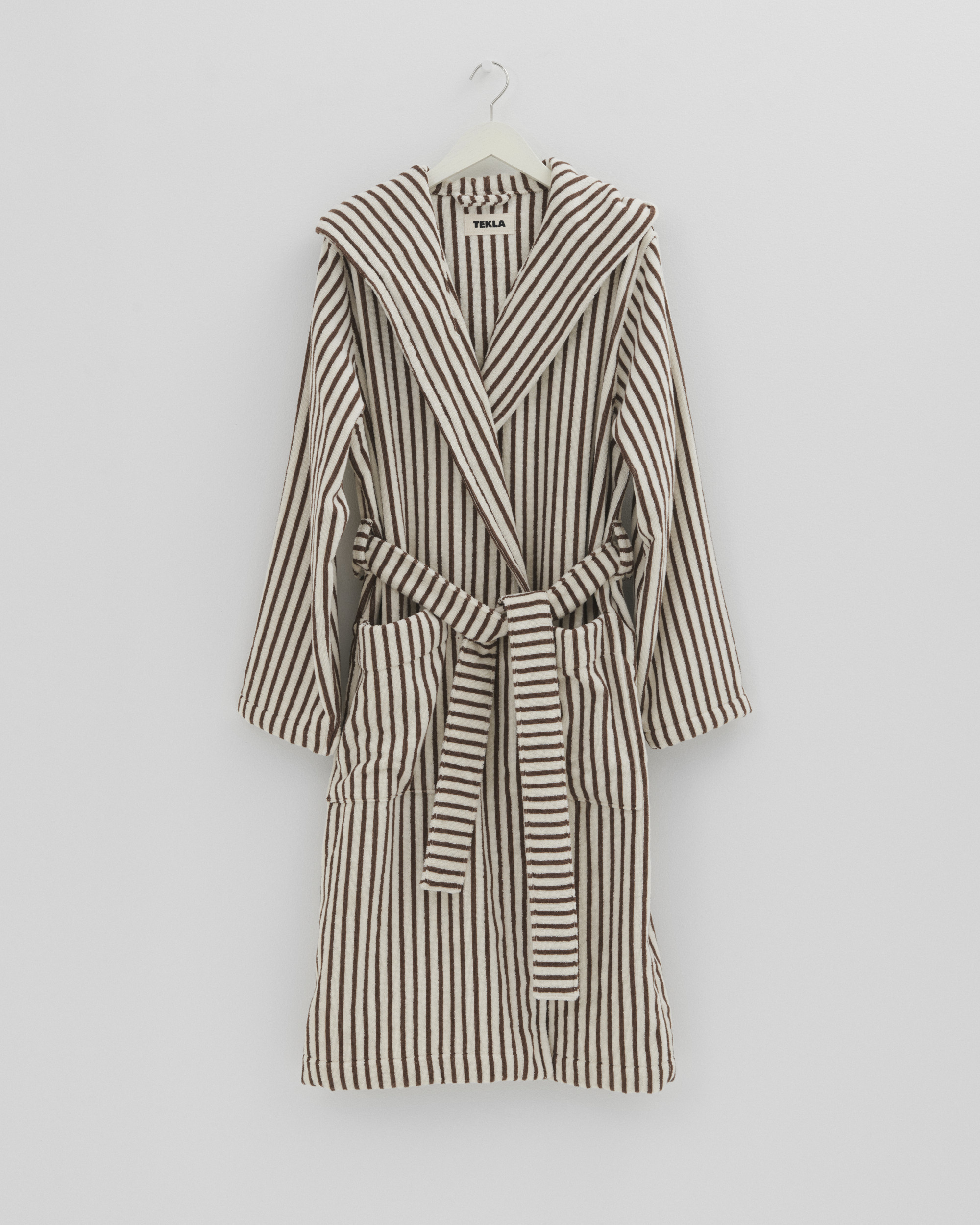 Kodiak Stripes hooded bathrobe
