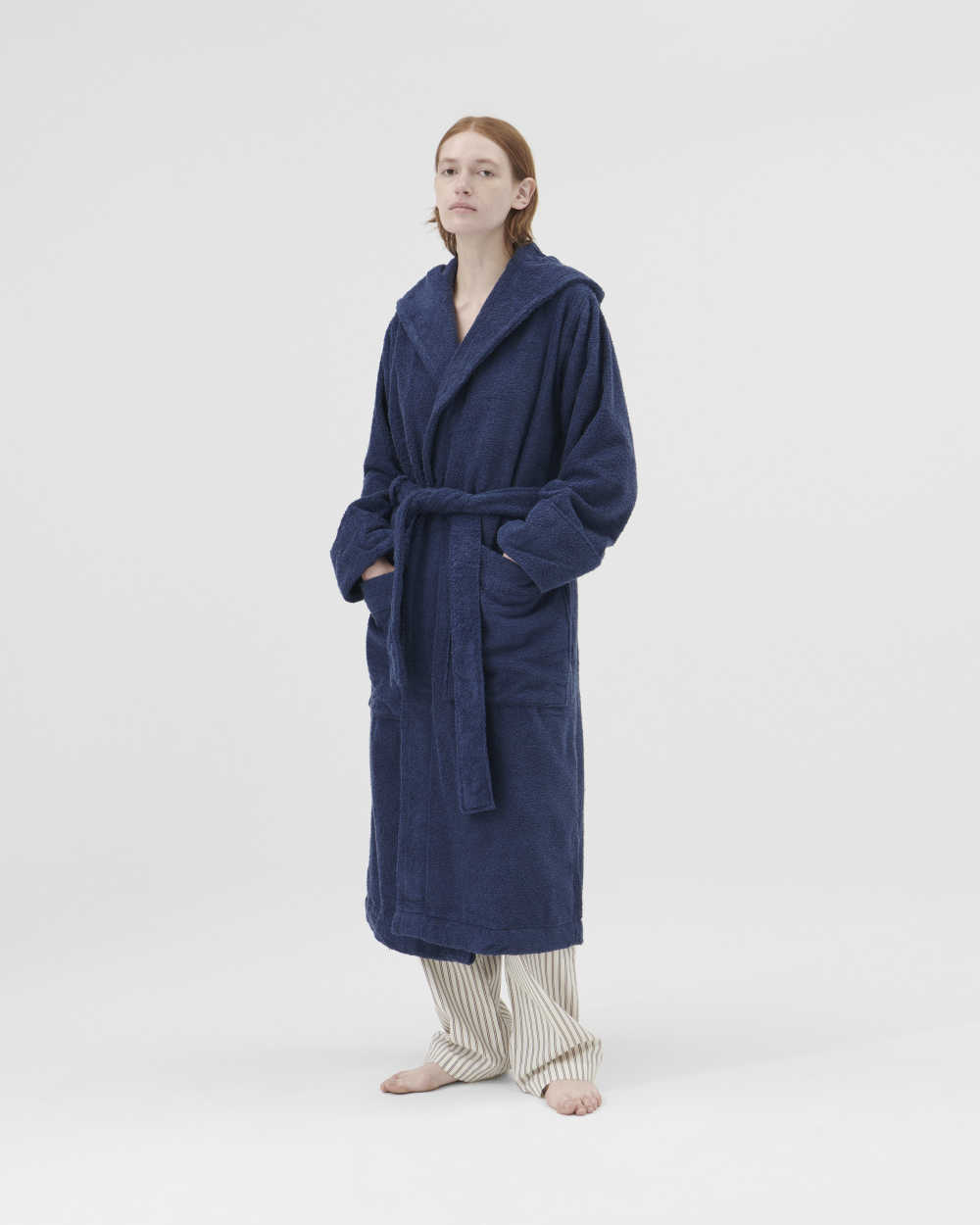 Hooded bathrobe | Tekla Fabrics