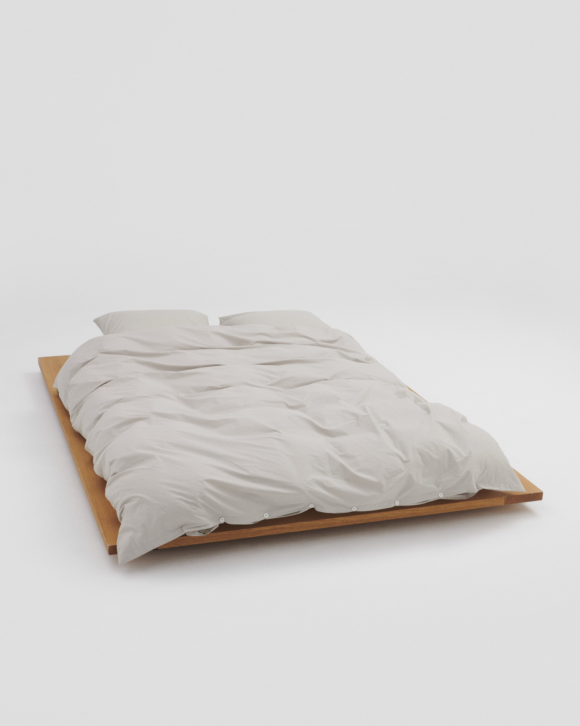 Percale duvet cover – Winter White | Tekla Fabrics