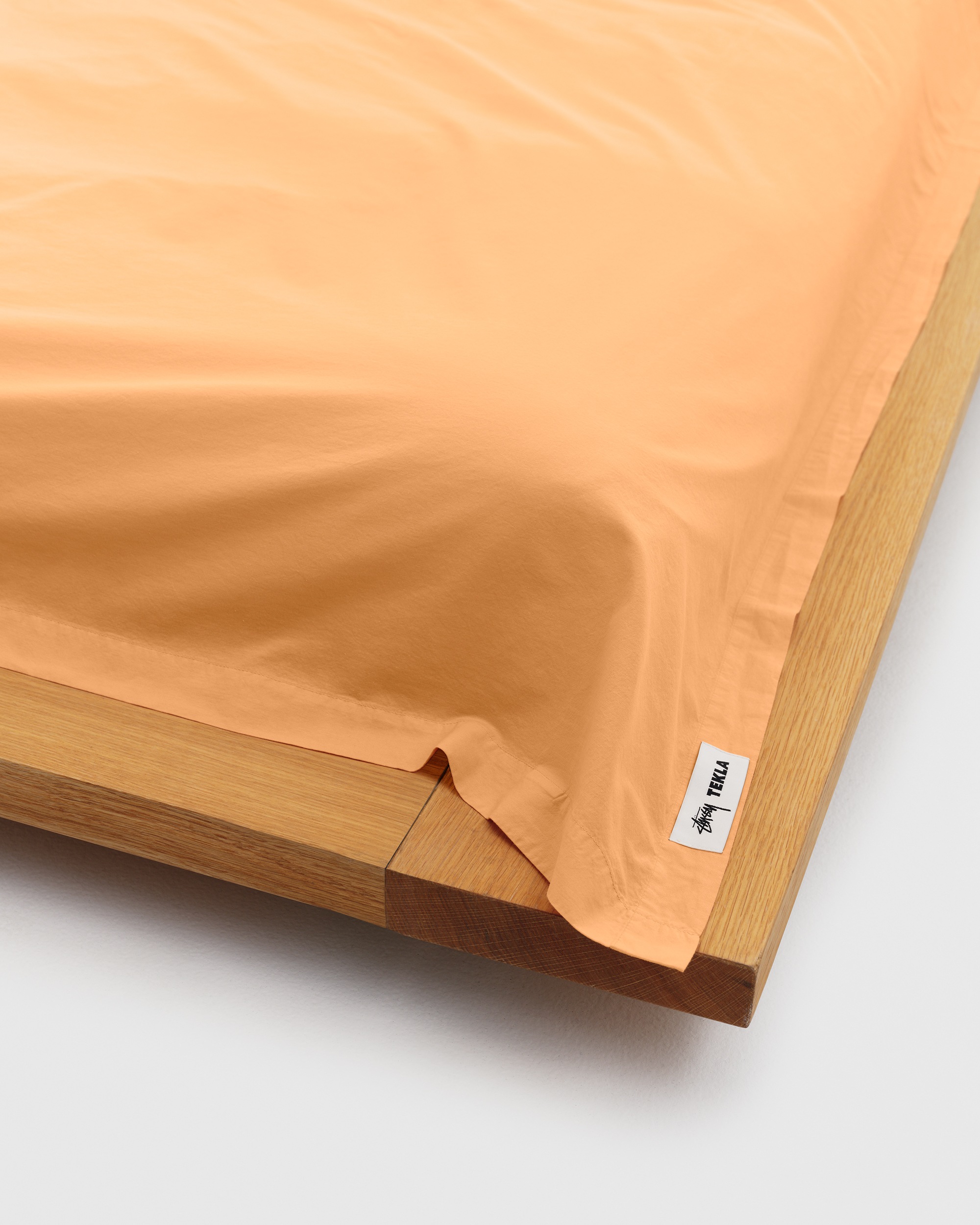 シーツ・カバー Stussy x Tekla / Apricot fitted sheet Tekla_StuÌ_ssy_Percale_Flat_sh