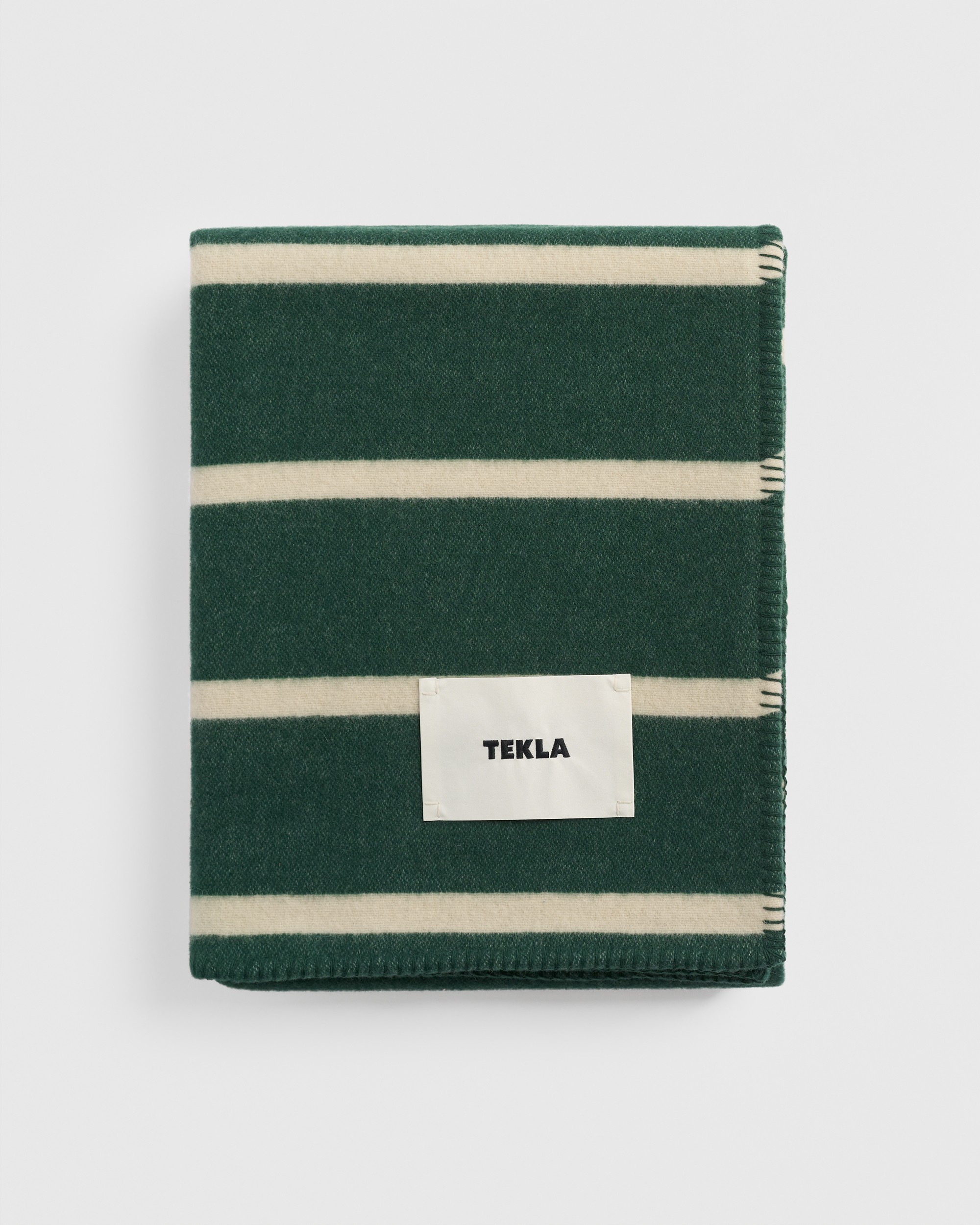 Tekla Fabrics Lambswool Blanket - Rugby Stripes