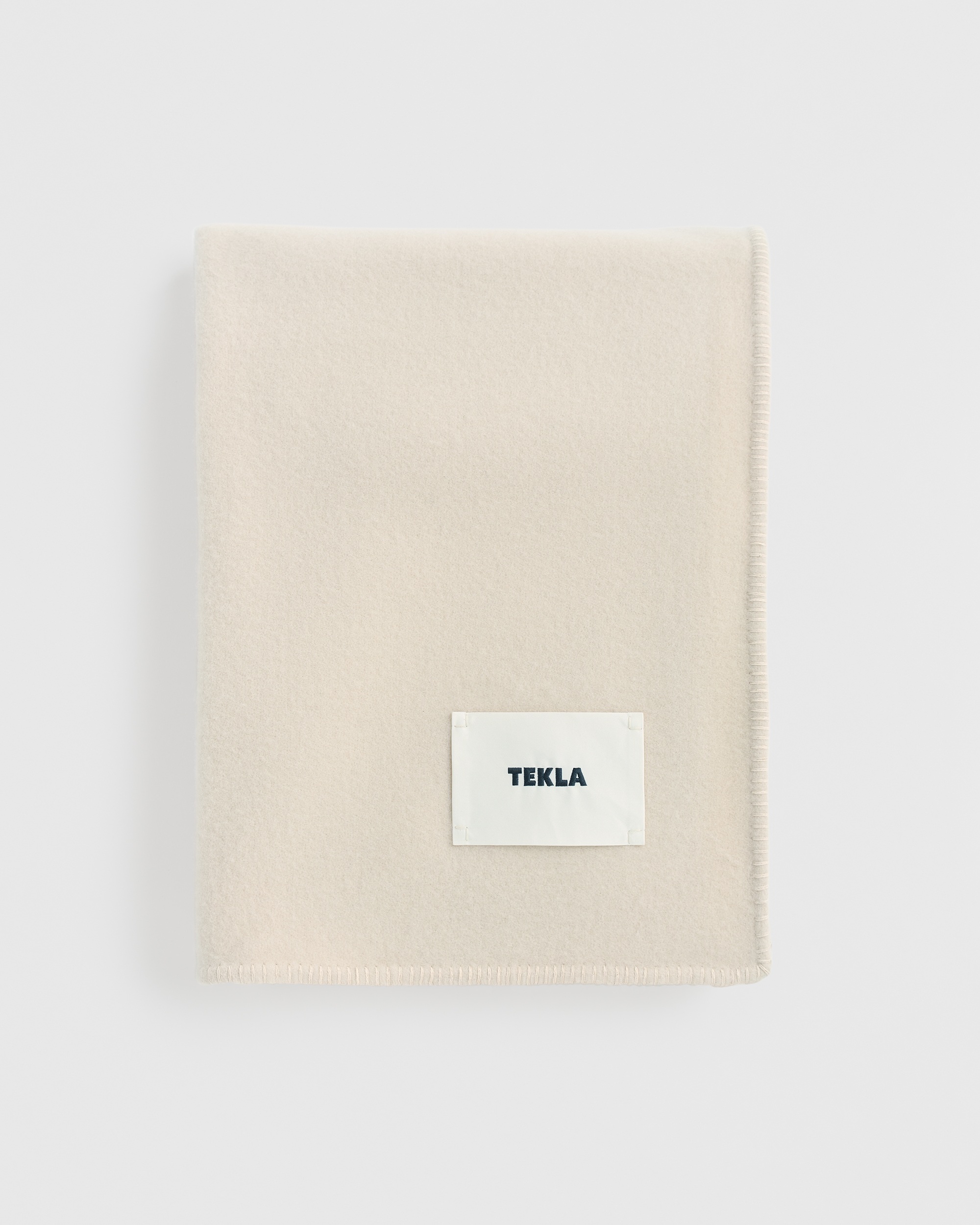 Tekla Fabrics Lambswool Blanket - Snow