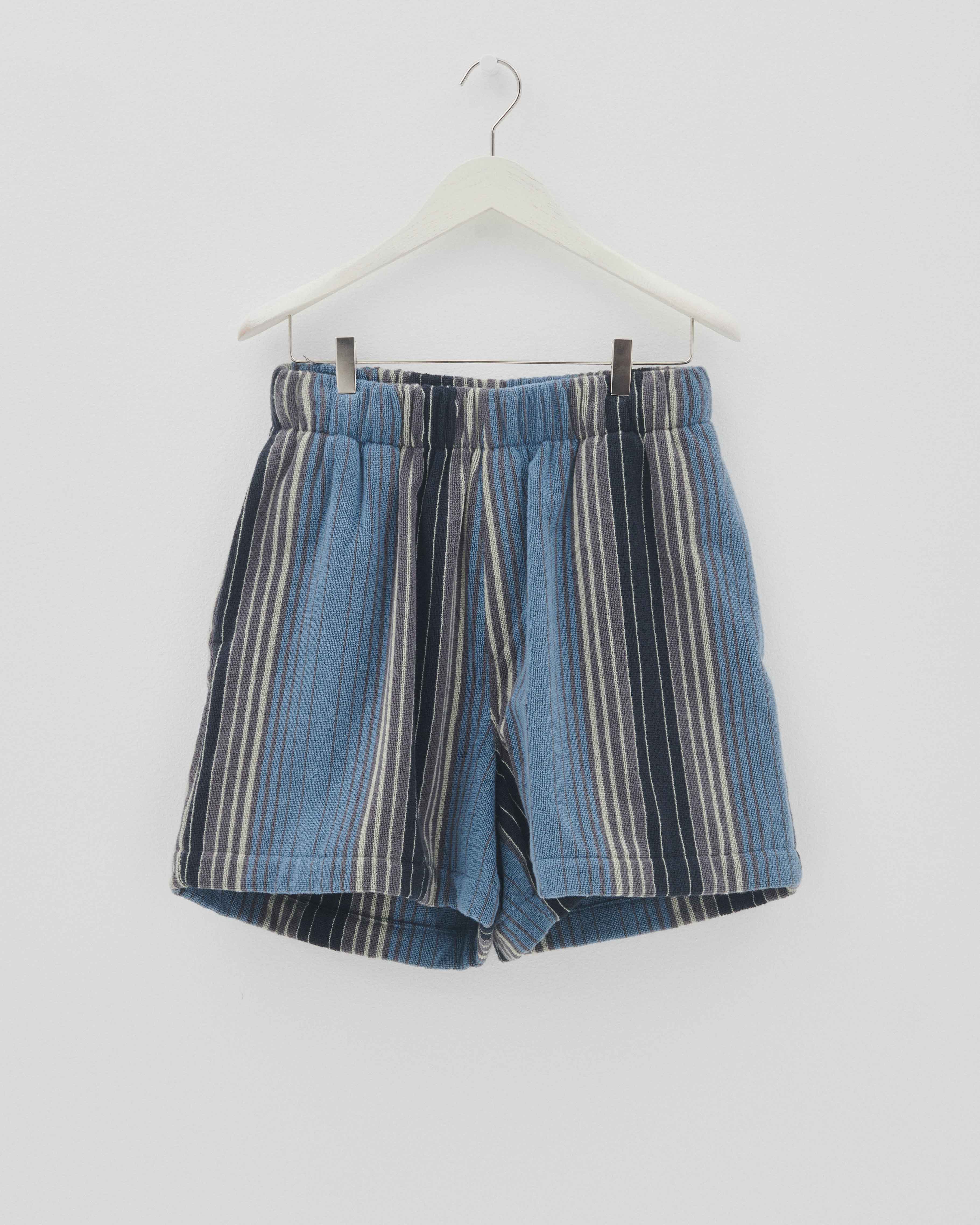 Terry shorts – Multi Stripes | Tekla Fabrics