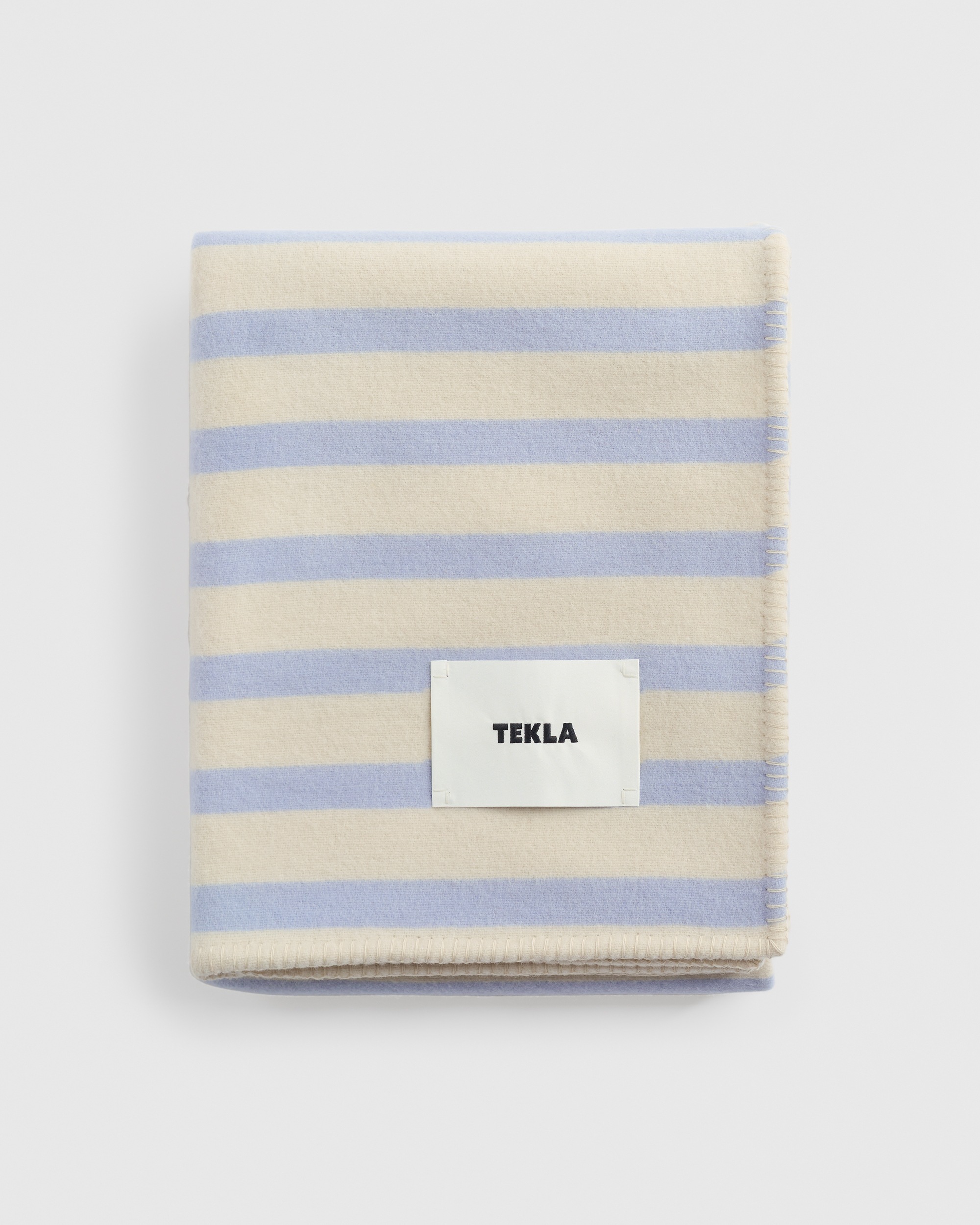 TEKLA ブランケット Lambswool blanket - Ruck Stripes | Tekla Fabrics