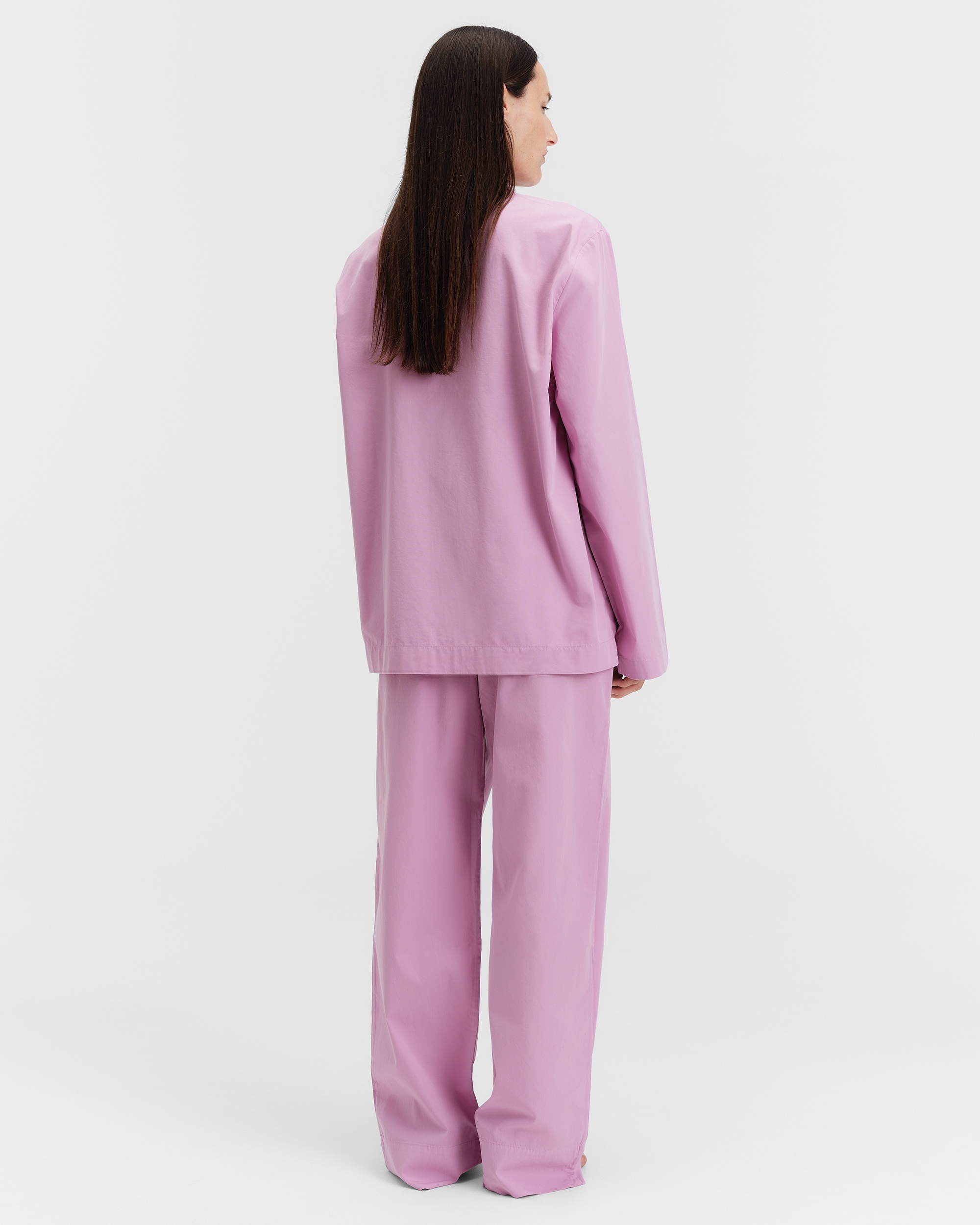 ルームウェア・パジャマ TEKLA Women Lounge Wear SWTPP PURPLEPINK Purple Tekla_Poplin_Sleepwear_Hero_Pu