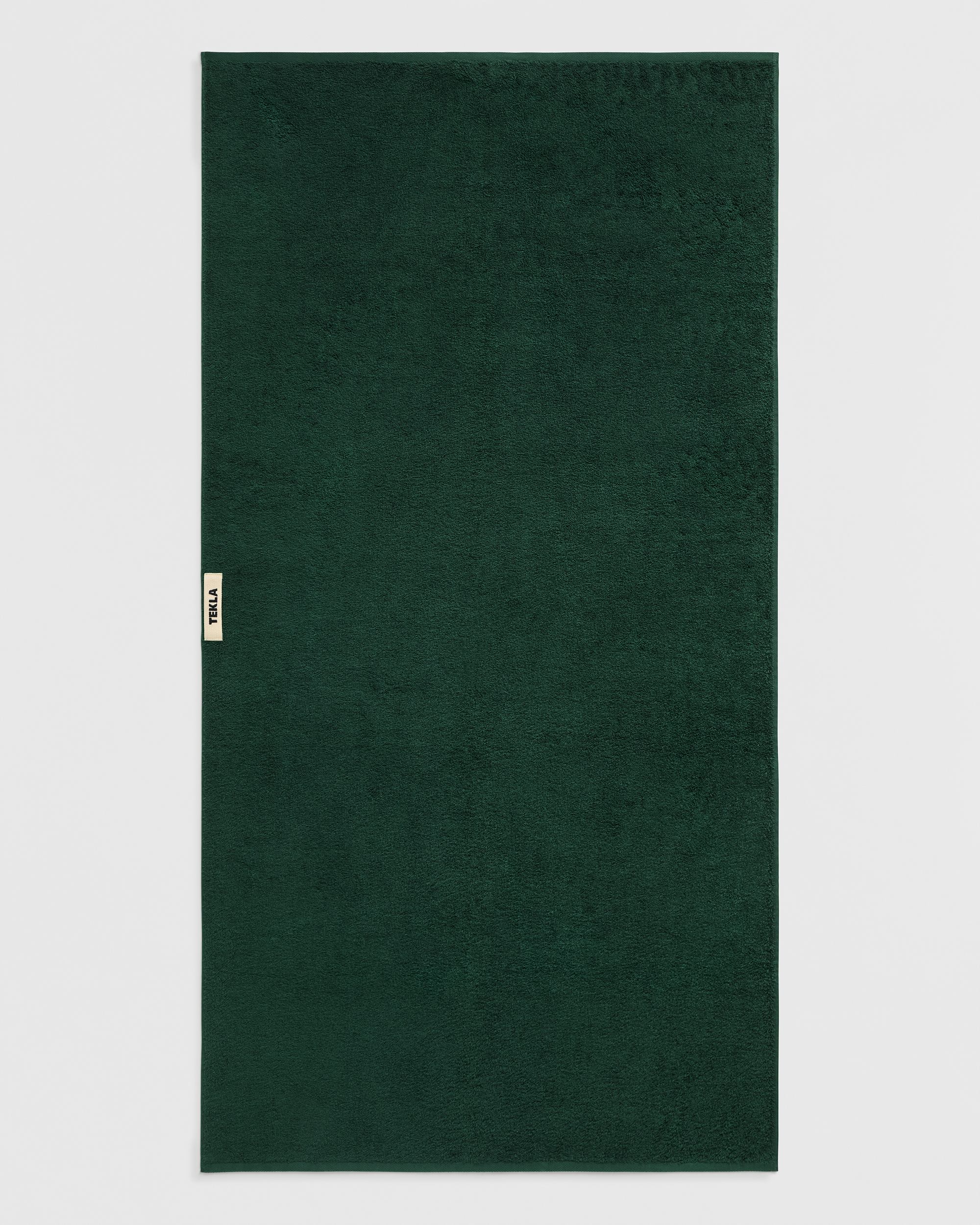 Terry towel – solid – Forest Green | Tekla Fabrics