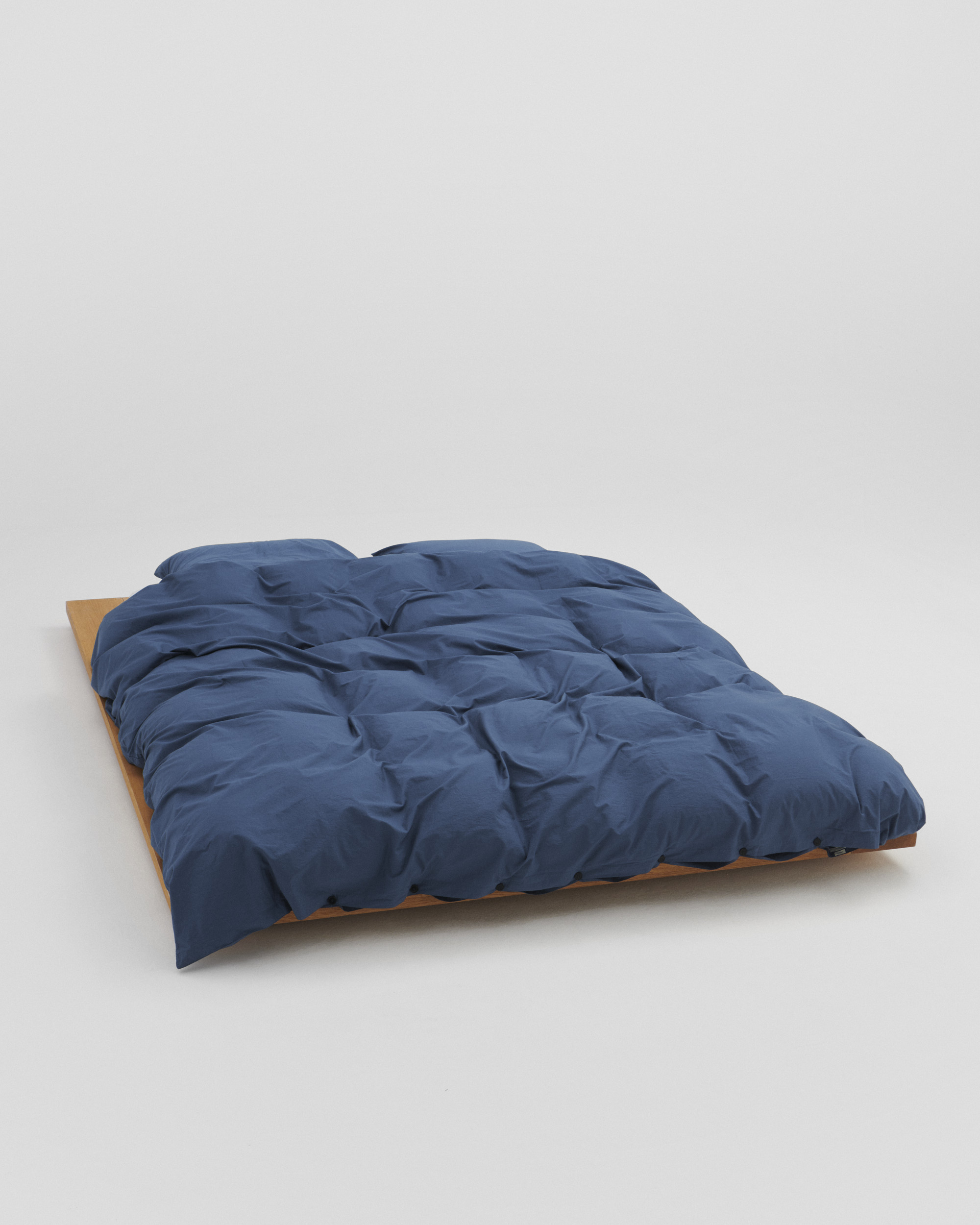 Percale duvet cover – Midnight Blue | Tekla Fabrics