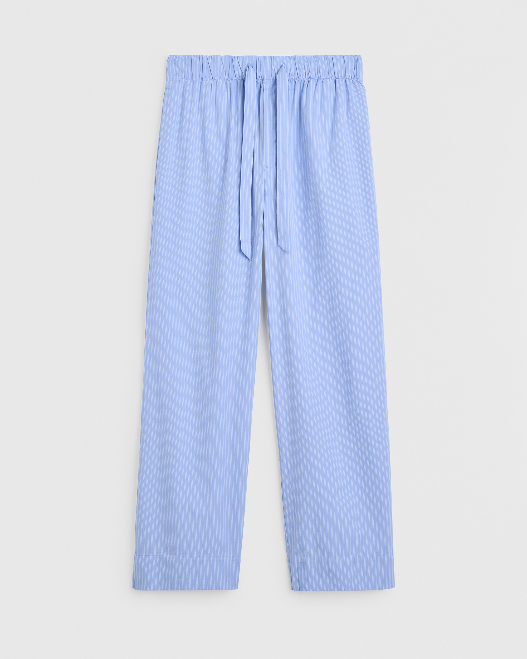 Poplin pyjamas – pants – Pin Stripes | Tekla Fabrics