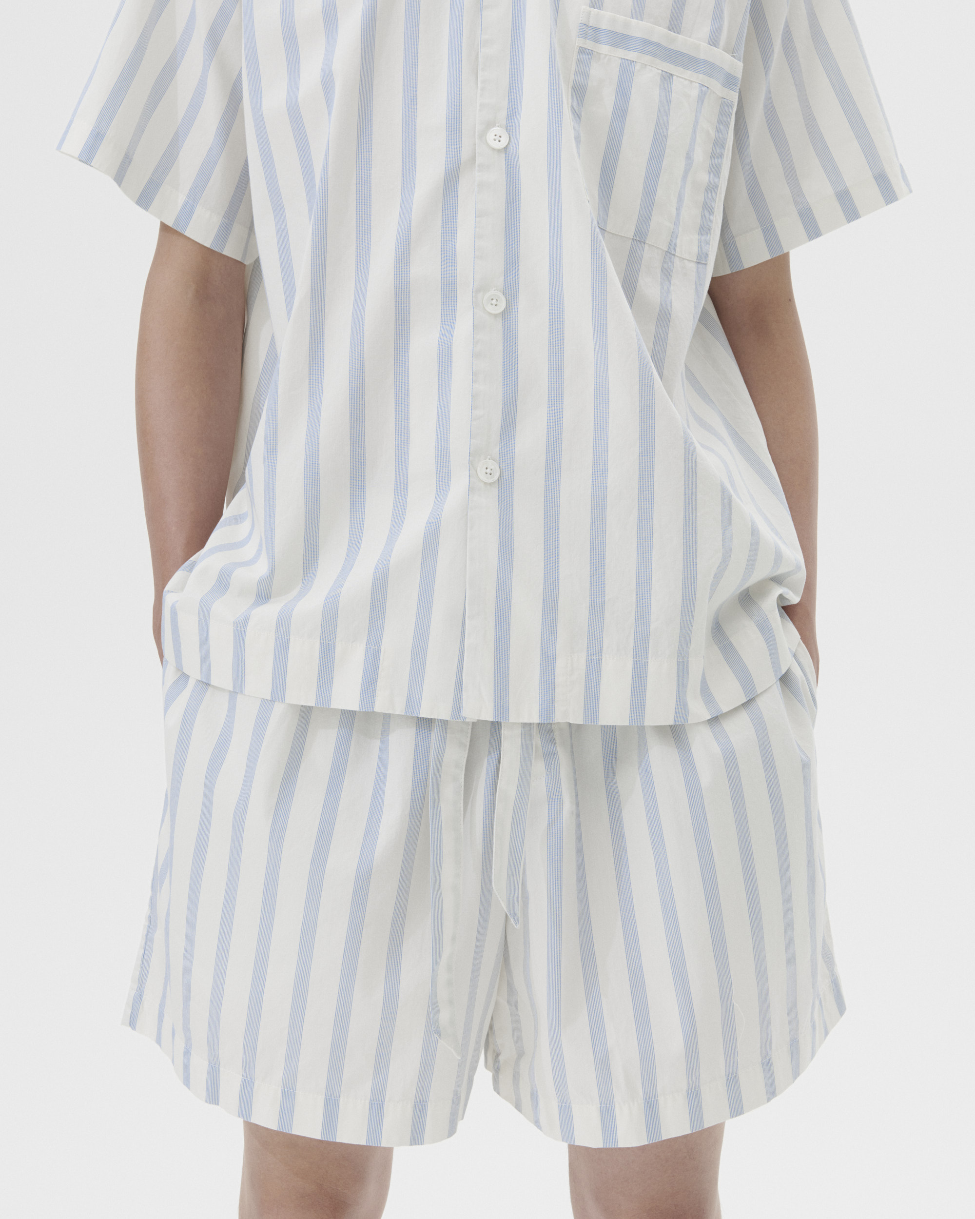 stussy TEKLA POPLIN PAJAMA SHORT S ショーツ