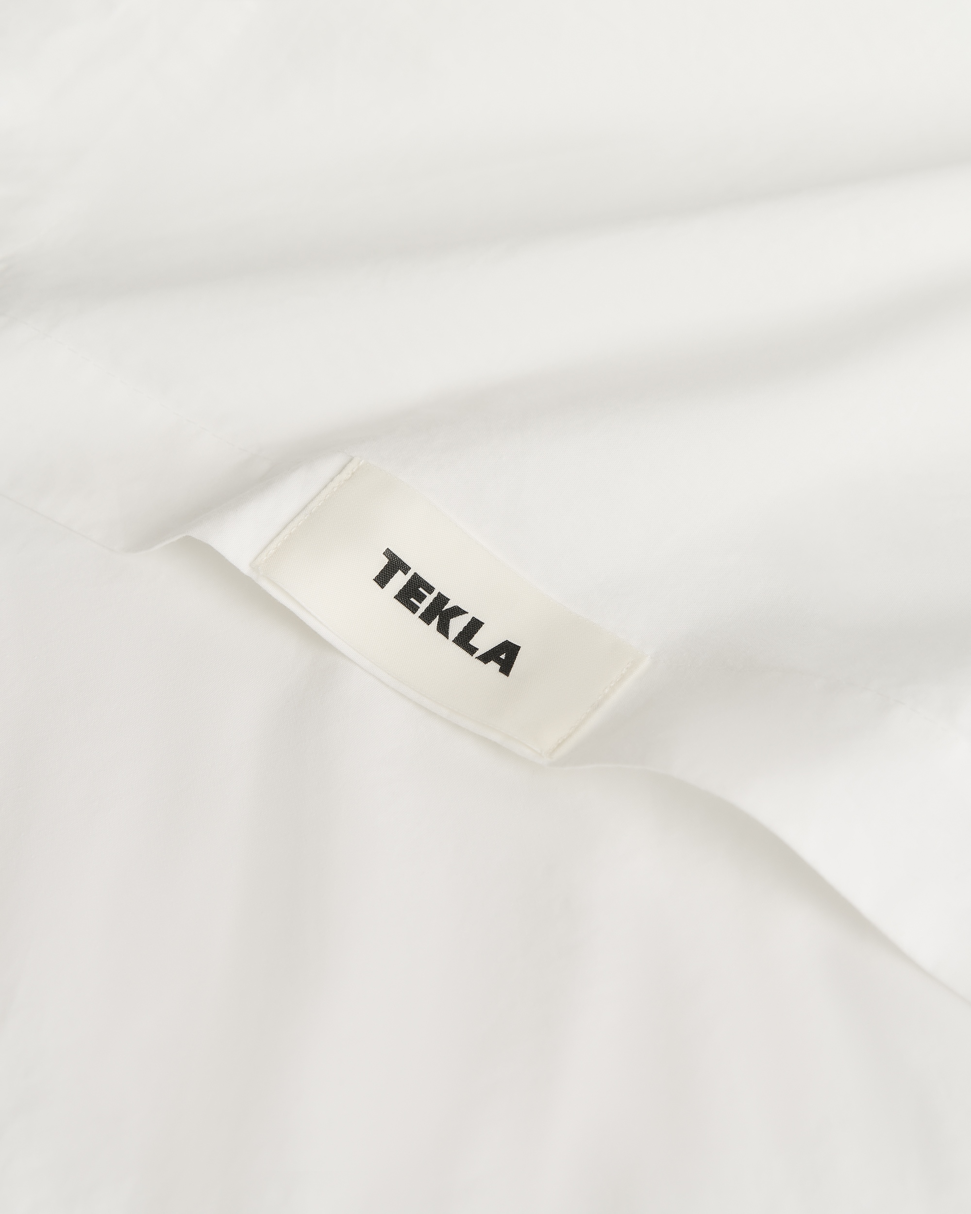 シーツ・カバー Tekla Percale Sheet - Winter white Percale duvet cover – Winter White | Tekla Fabrics