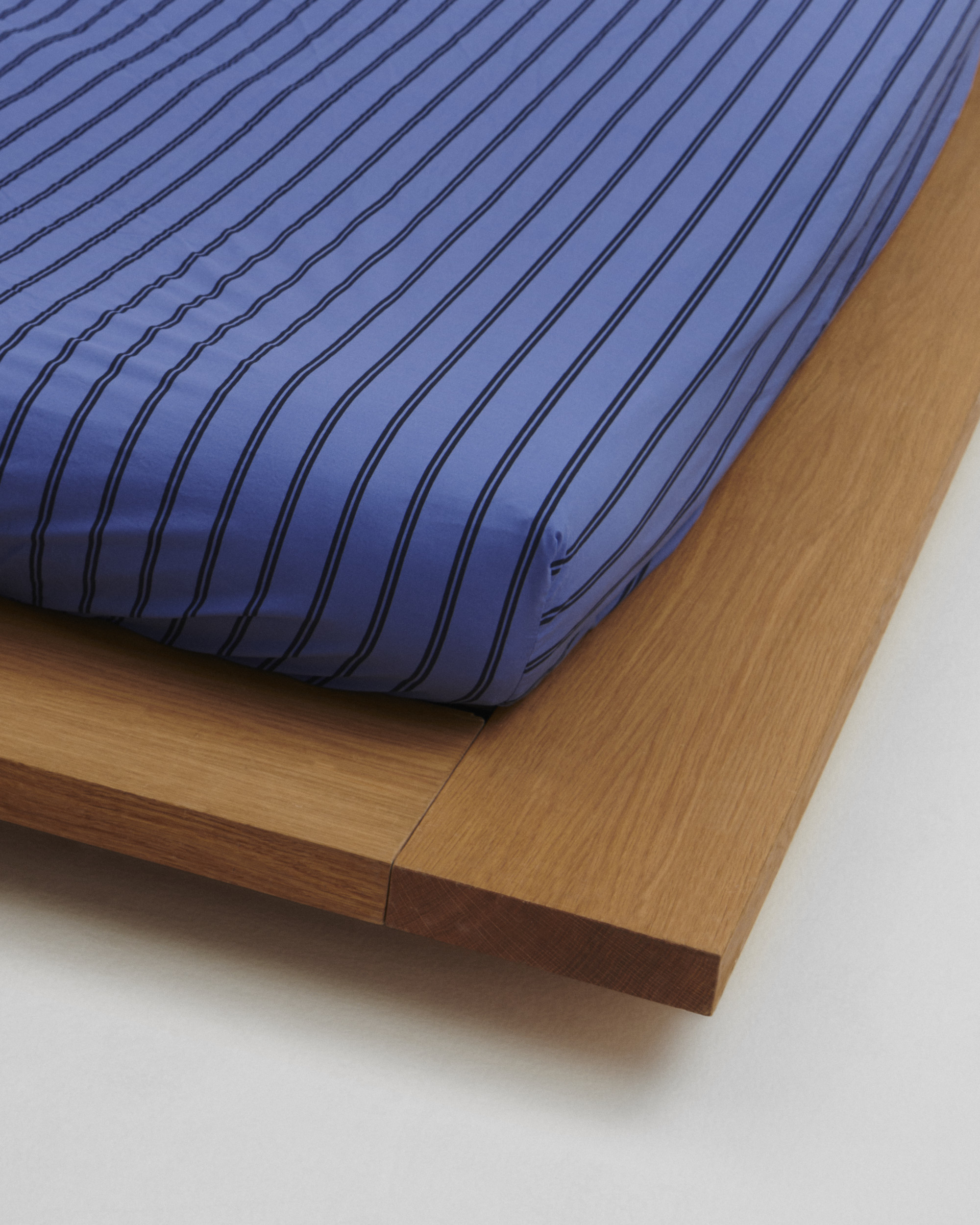 Percale Fitted Sheet Petal Pink Tekla Fabrics