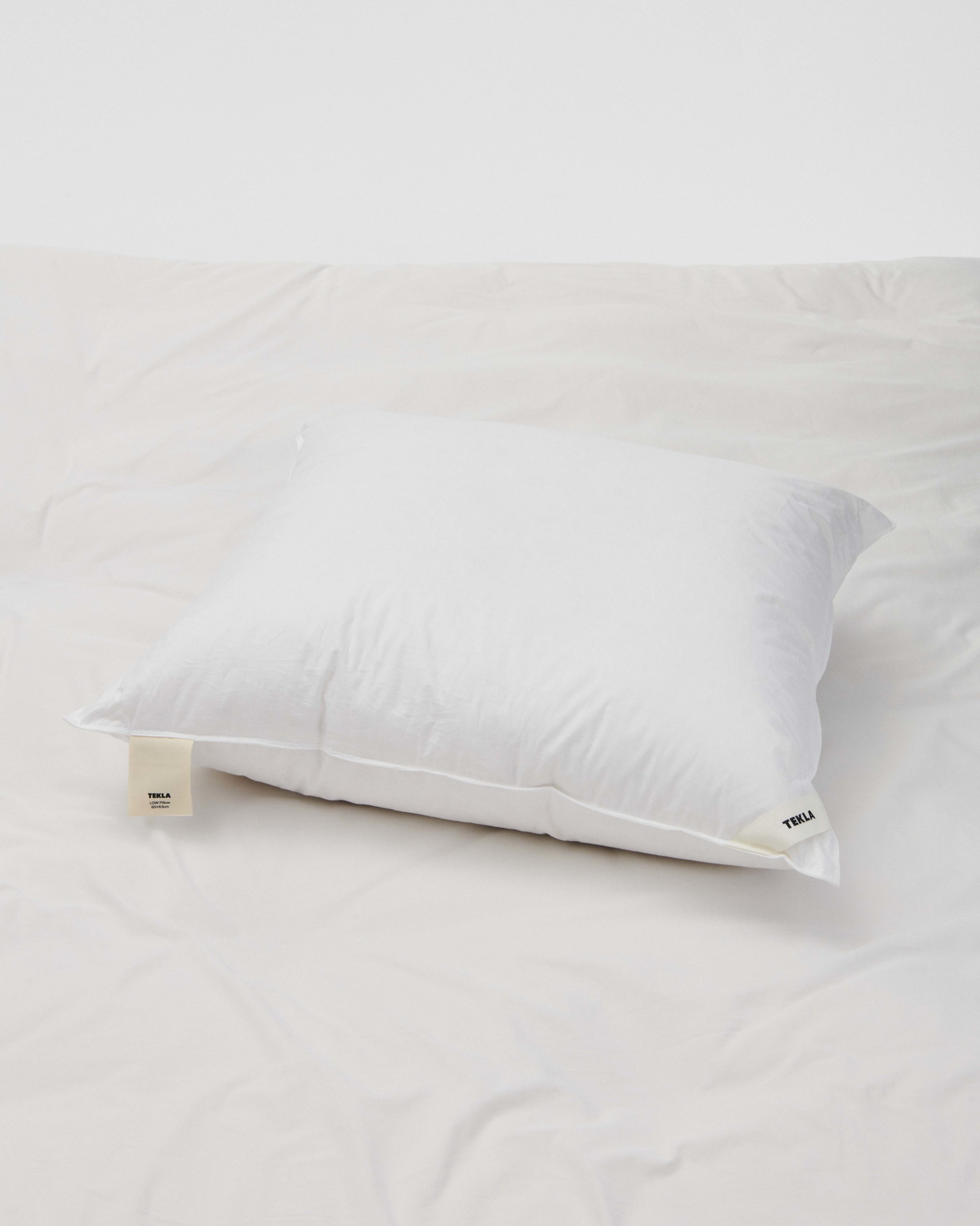Down Pillow Low - White